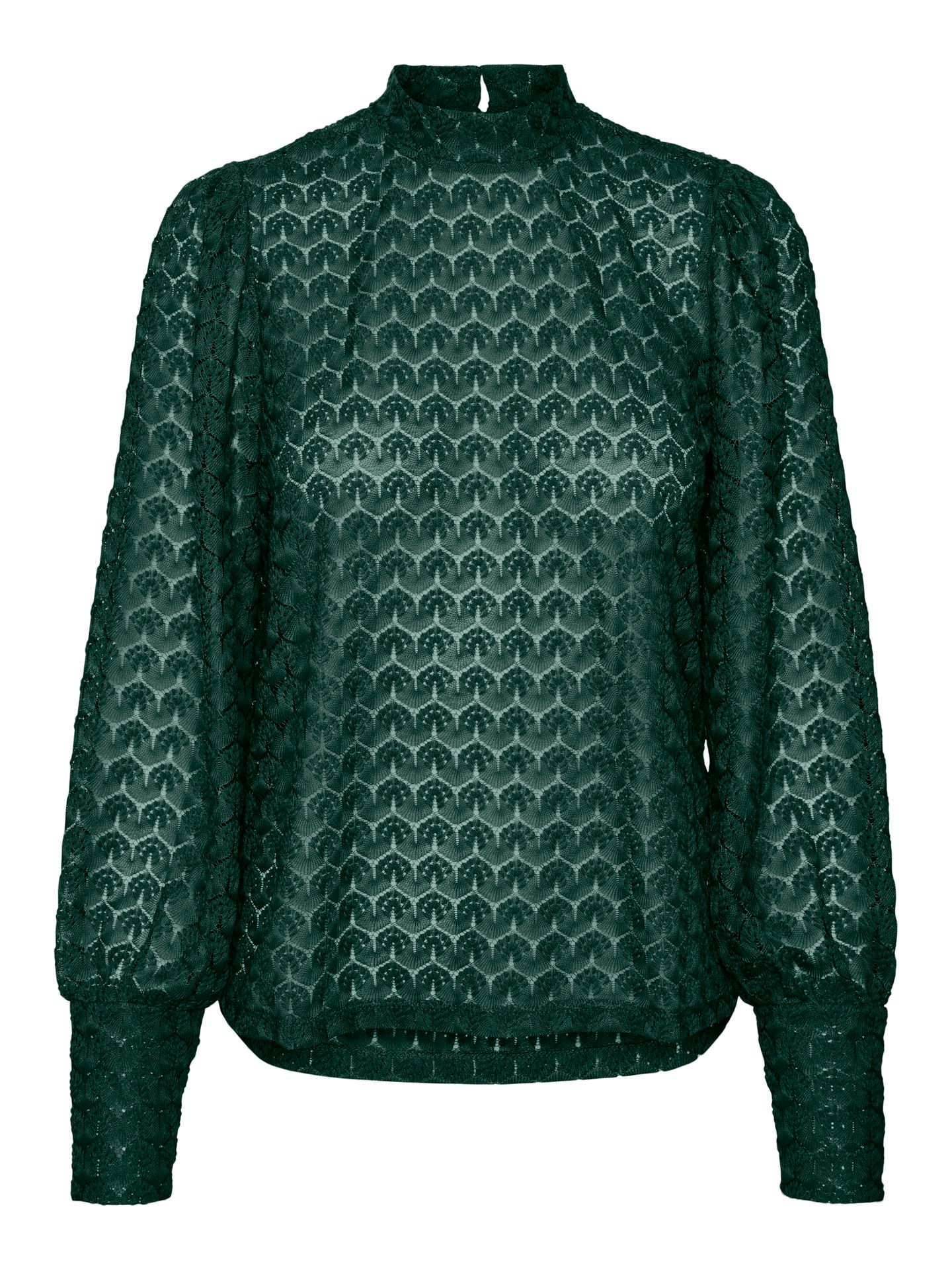 Vero Moda VMBECCA LS HIGH NECK LACE TOP JRS N Pine Grove 00110306-EKA26011400000959