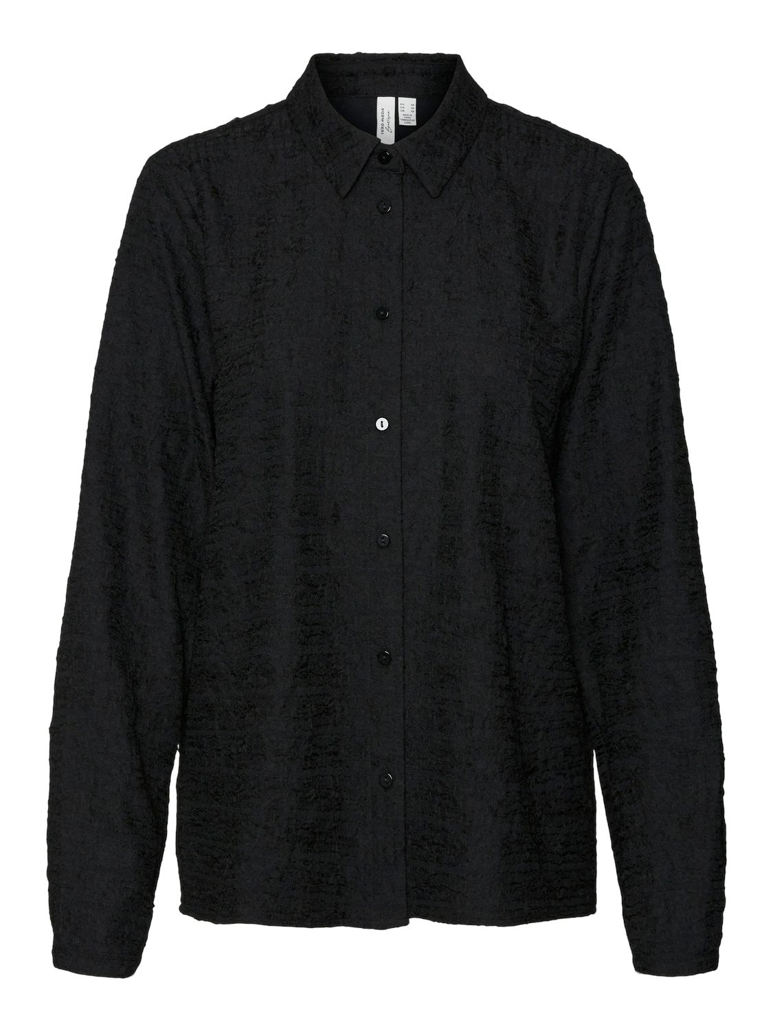 Vero Moda VMOFINE L/S SHIRT WVN BTQ Black 00110309-EKA26011400000025