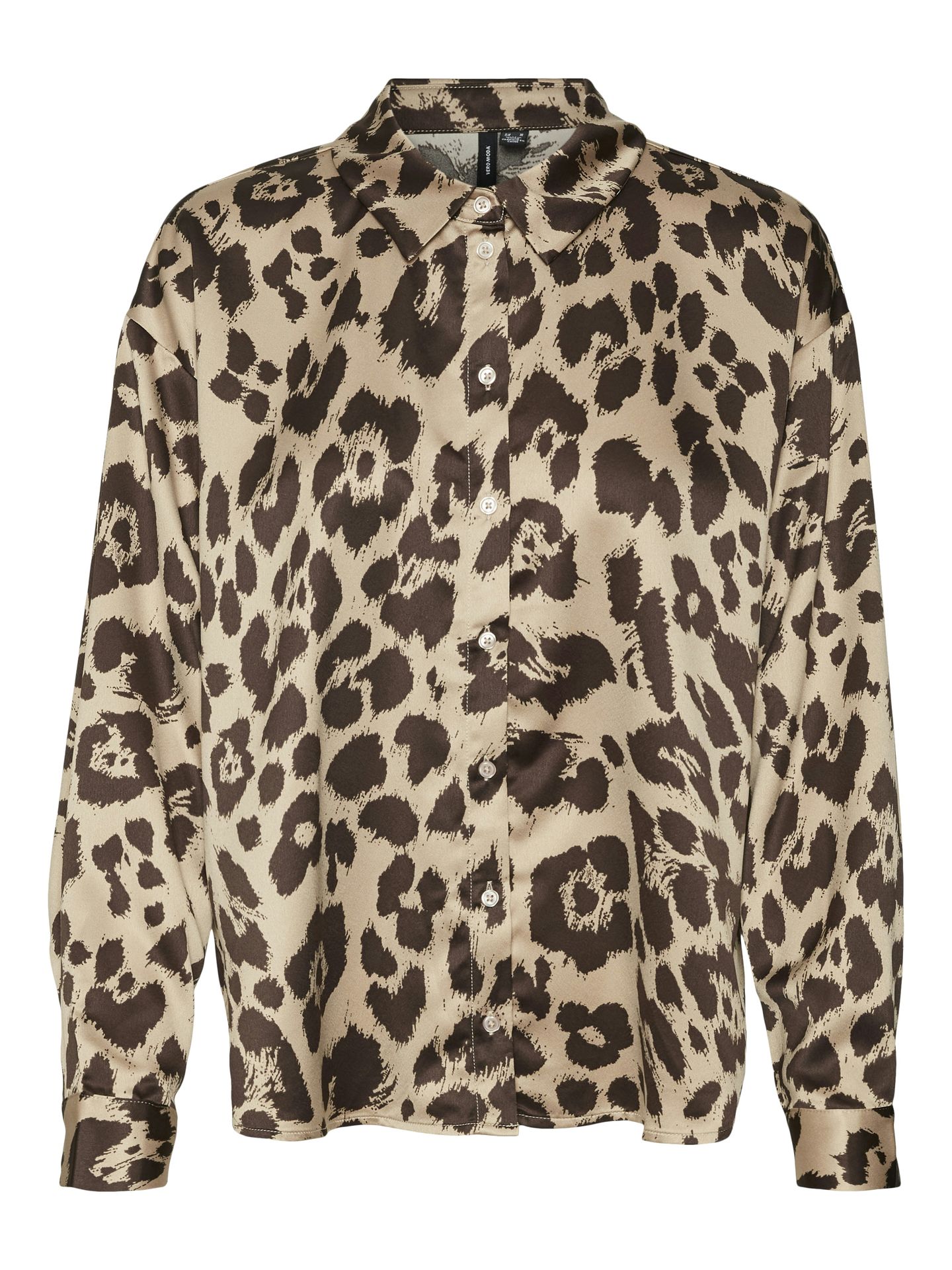 Vero Moda VMMERLE LS LOOSE SHIRT WVN GA Silver Mink/W. BIRCH 2900150802029 Vero Moda VMMERLE LS LOOSE SHIRT WVN GA Silver Mink/W. BIRCH 2900150802029