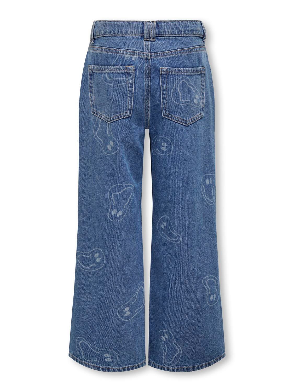 Only KOGMEGAN WIDE SMILE DNM GUA Medium Blue Denim 2900150818051