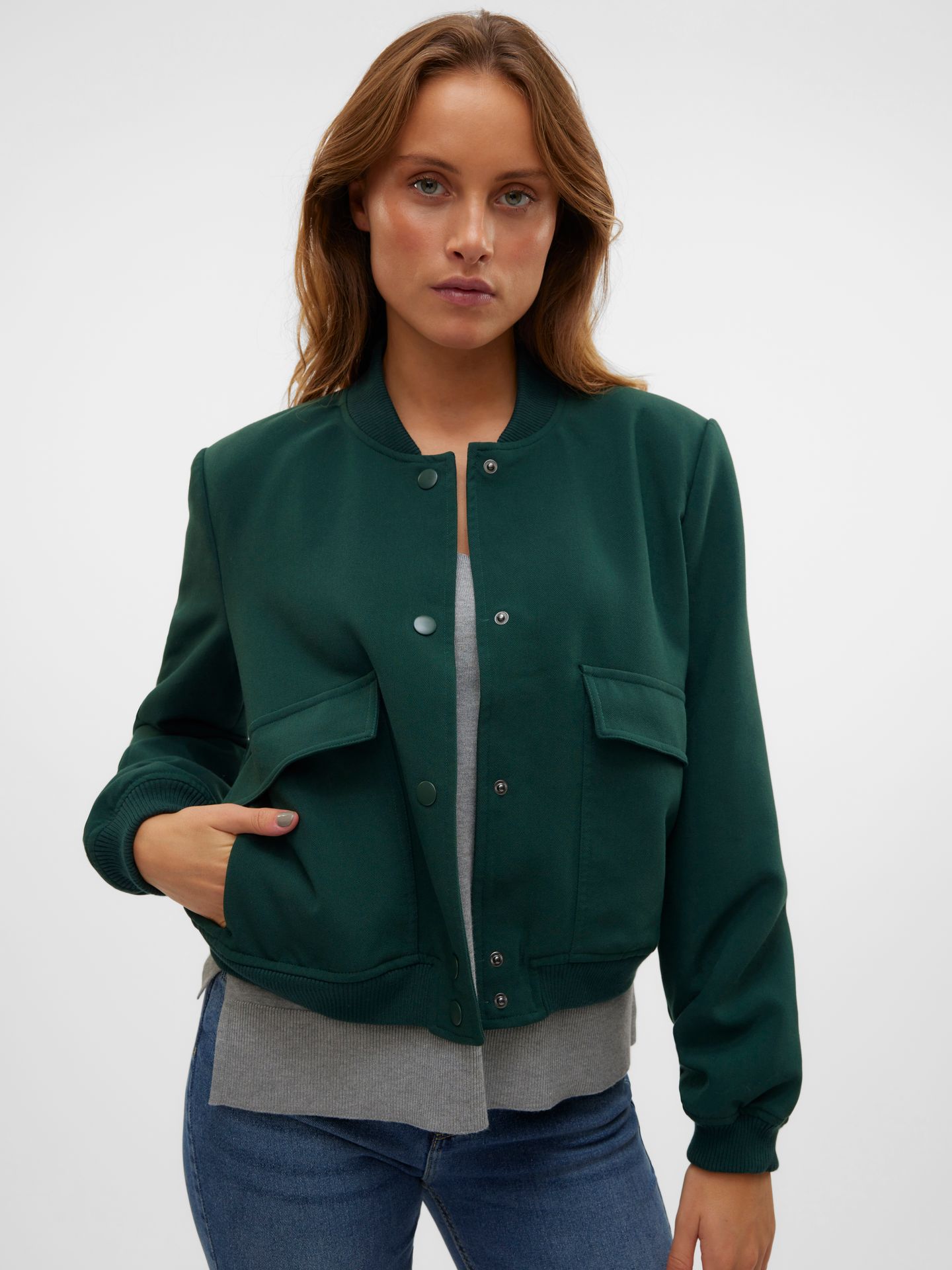 Vero Moda VMAMALA SHORT JACKET NOOS Pine Grove 2900151061029