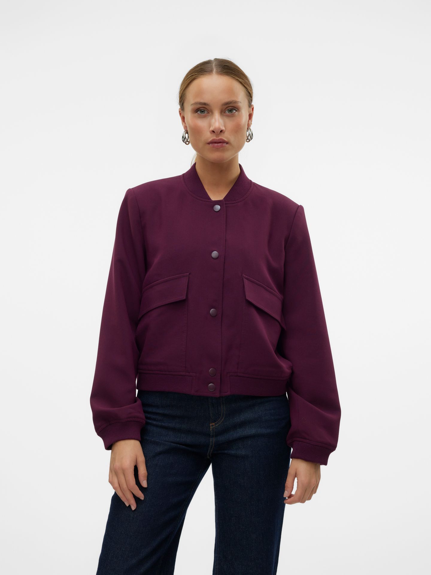 Vero Moda VMAMALA SHORT JACKET NOOS Winetasting 00110485-EKA26011400003045