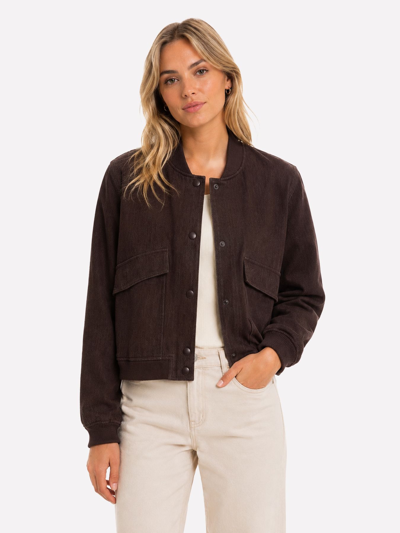 Vero Moda VMAMALA SHORT JACKET NOOS Chocolate Torte 00110485-EKA26011400003061