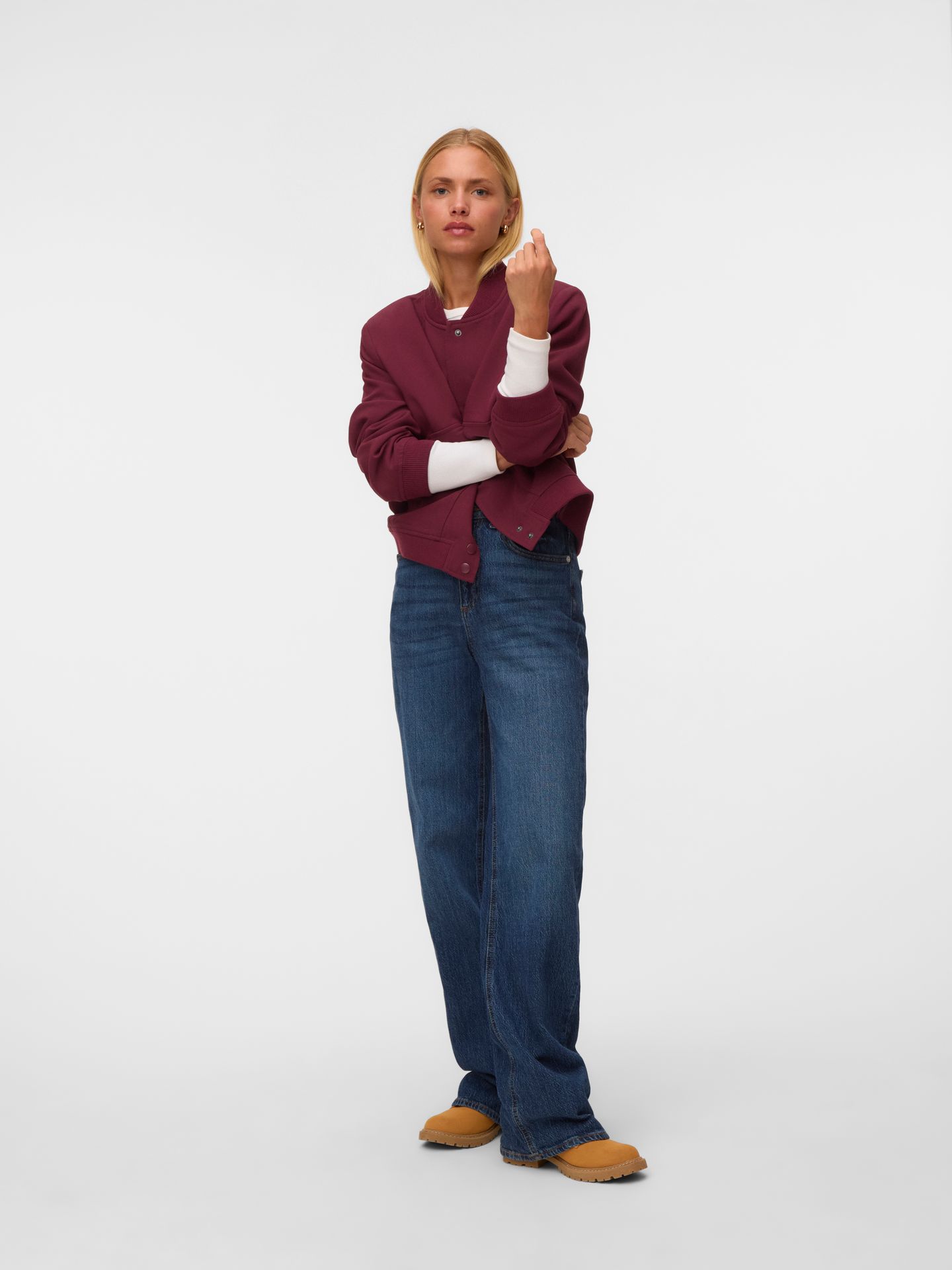 Vero Moda VMAMALA SHORT JACKET NOOS Windsor Wine 00110485-EKA26011400003638