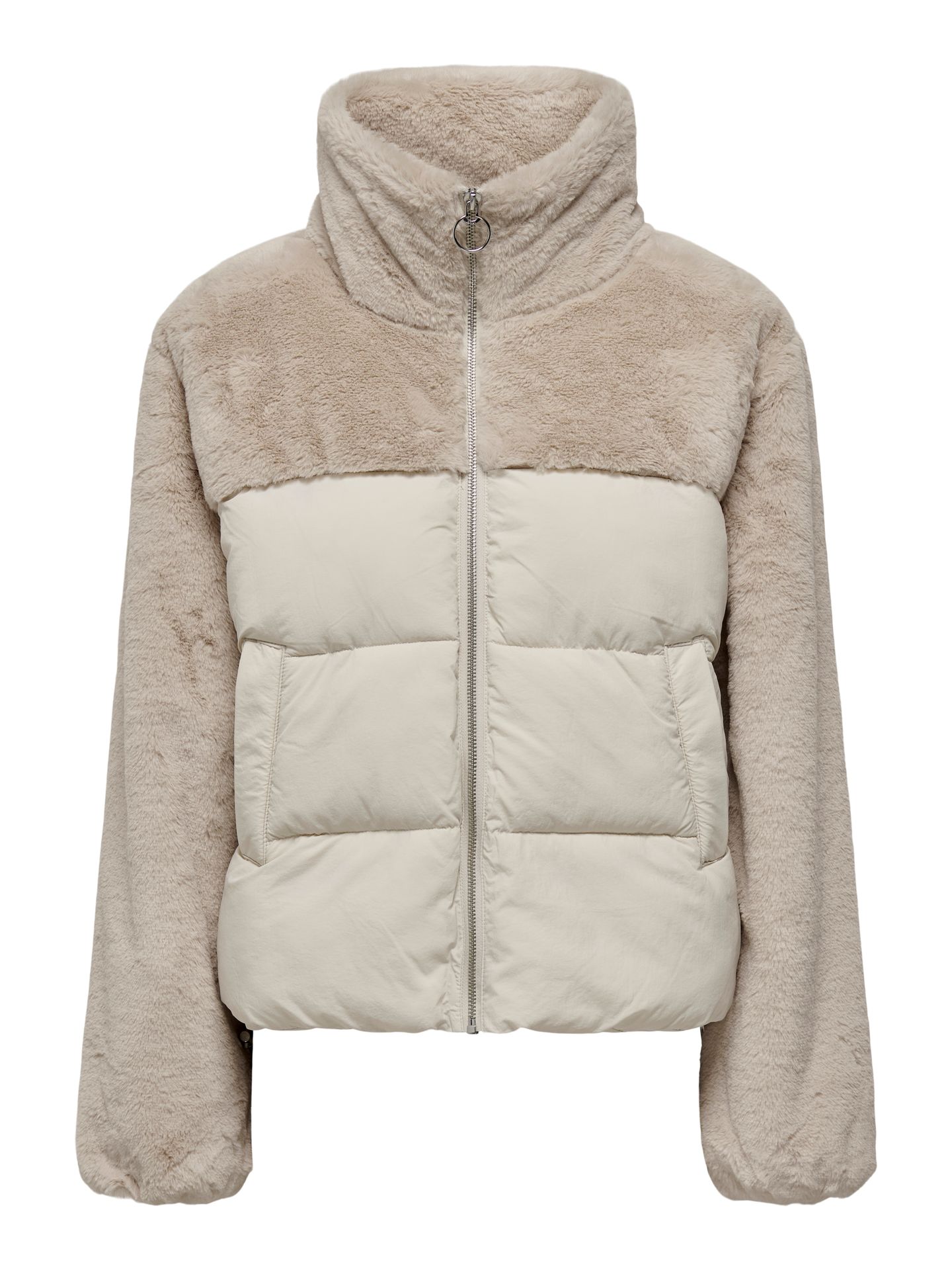 Only ONLWANJA FUR PUFFER MIX JACKET CC O Moonbeam 00110530-EKA26011400000876