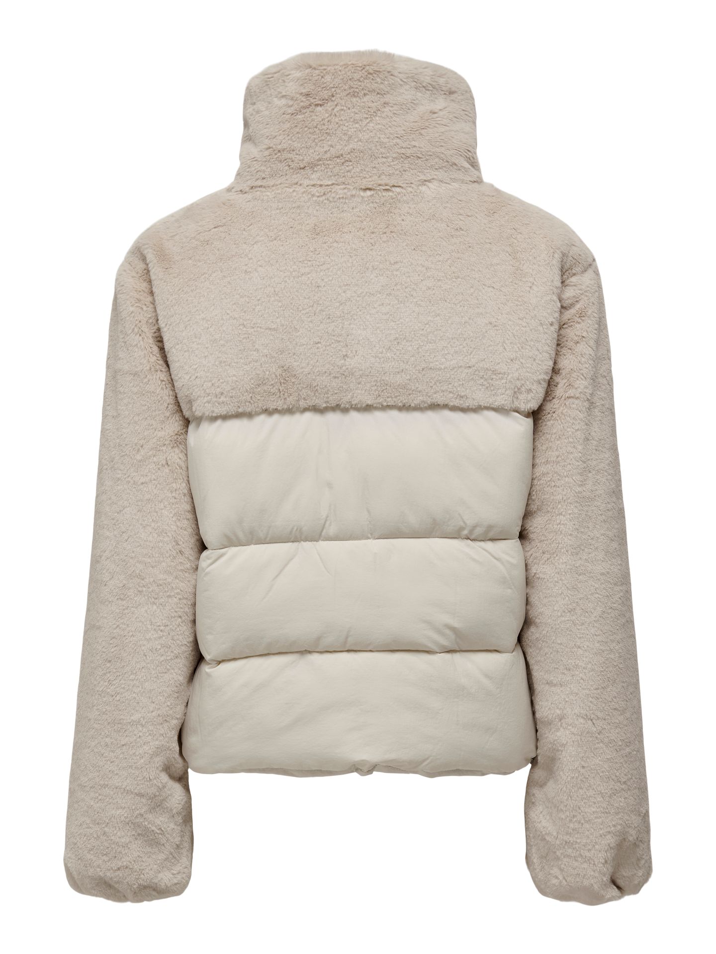 Only ONLWANJA FUR PUFFER MIX JACKET CC O Moonbeam 2900159644064 Only ONLWANJA FUR PUFFER MIX JACKET CC O Moonbeam 2900159644064