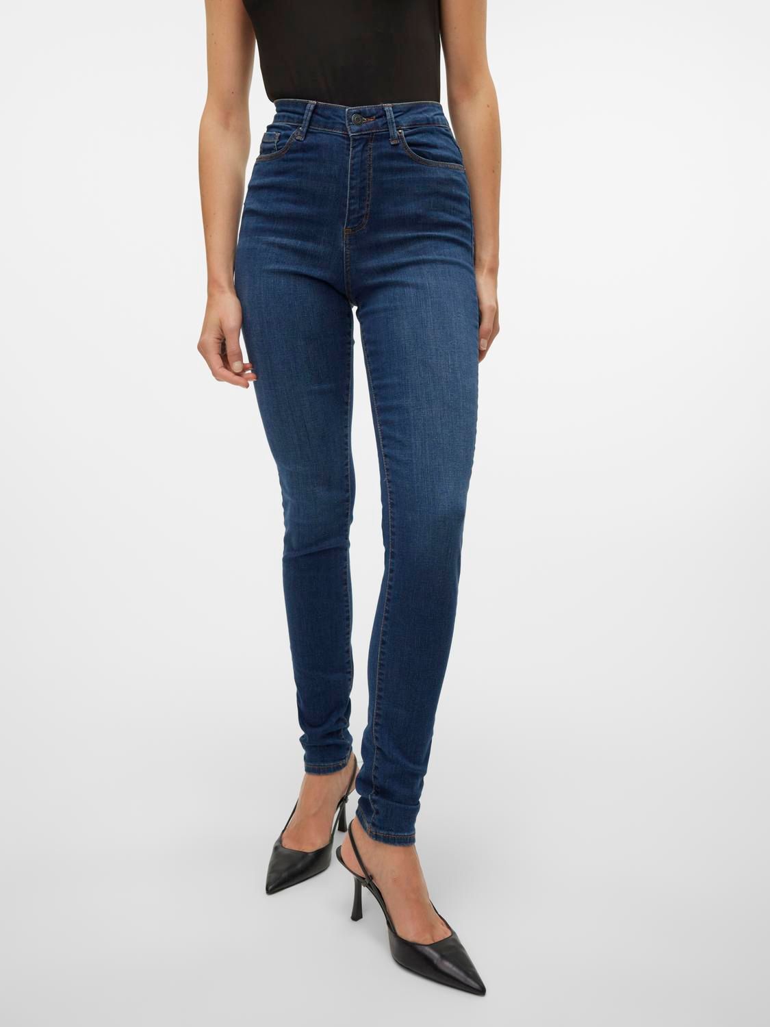 Vero Moda VMSOPHIA HW SKINNY JEANS MD BL NOOS Medium Blue Denim 00110537-EKA26011400000591