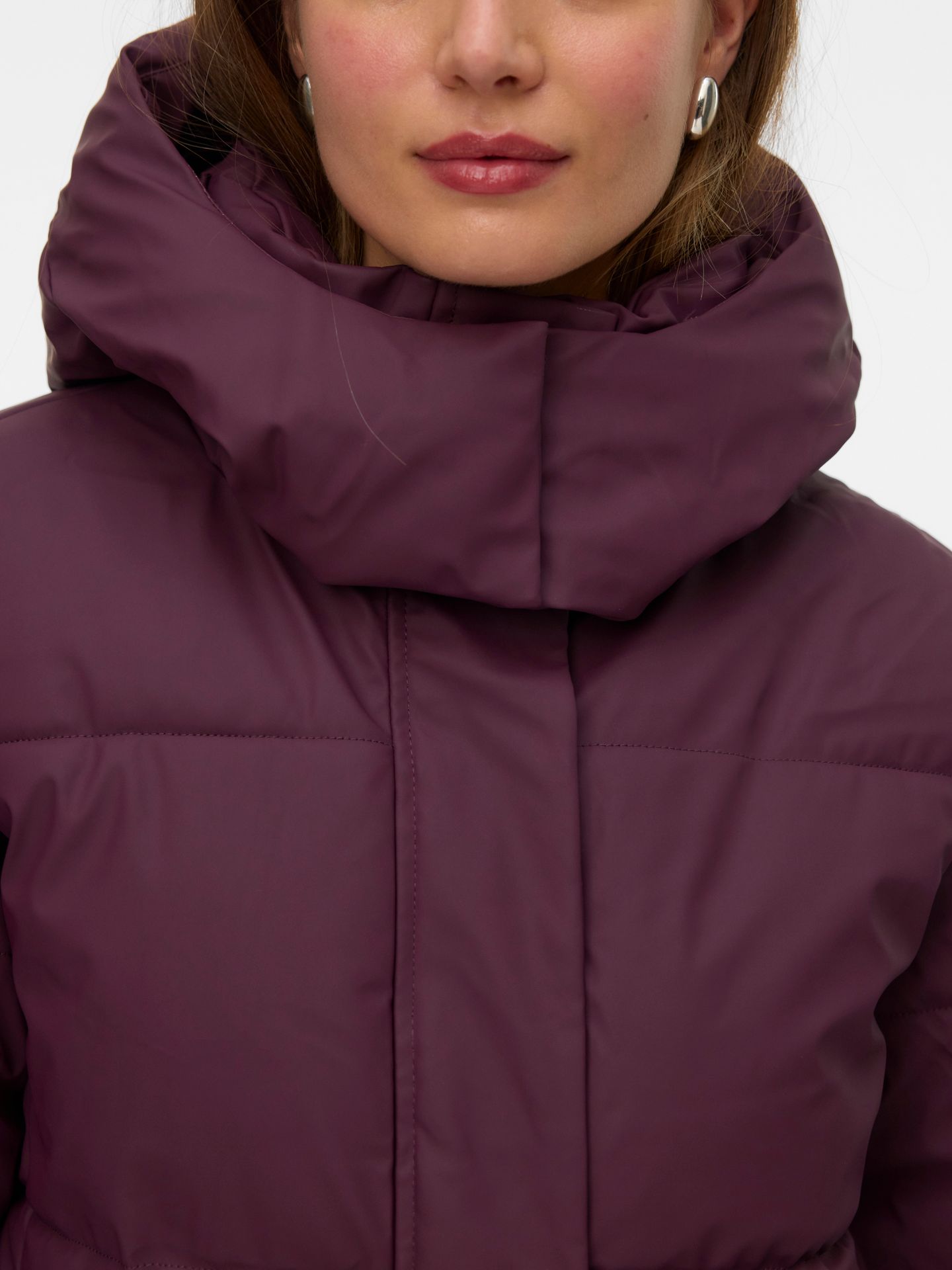 Vero Moda VMGRETAKYLIE SHORT COATED JACKET NO Winetasting 2900161347045 Vero Moda VMGRETAKYLIE SHORT COATED JACKET NO Winetasting 2900161347045