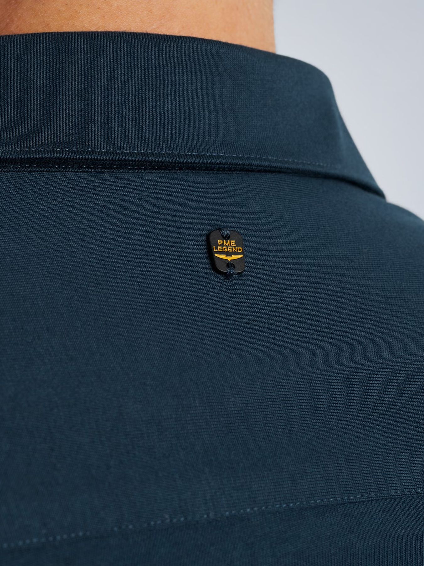 Pme Legend Long Sleeve Shirt Satin Jersey Navy Blazer 2900151154035