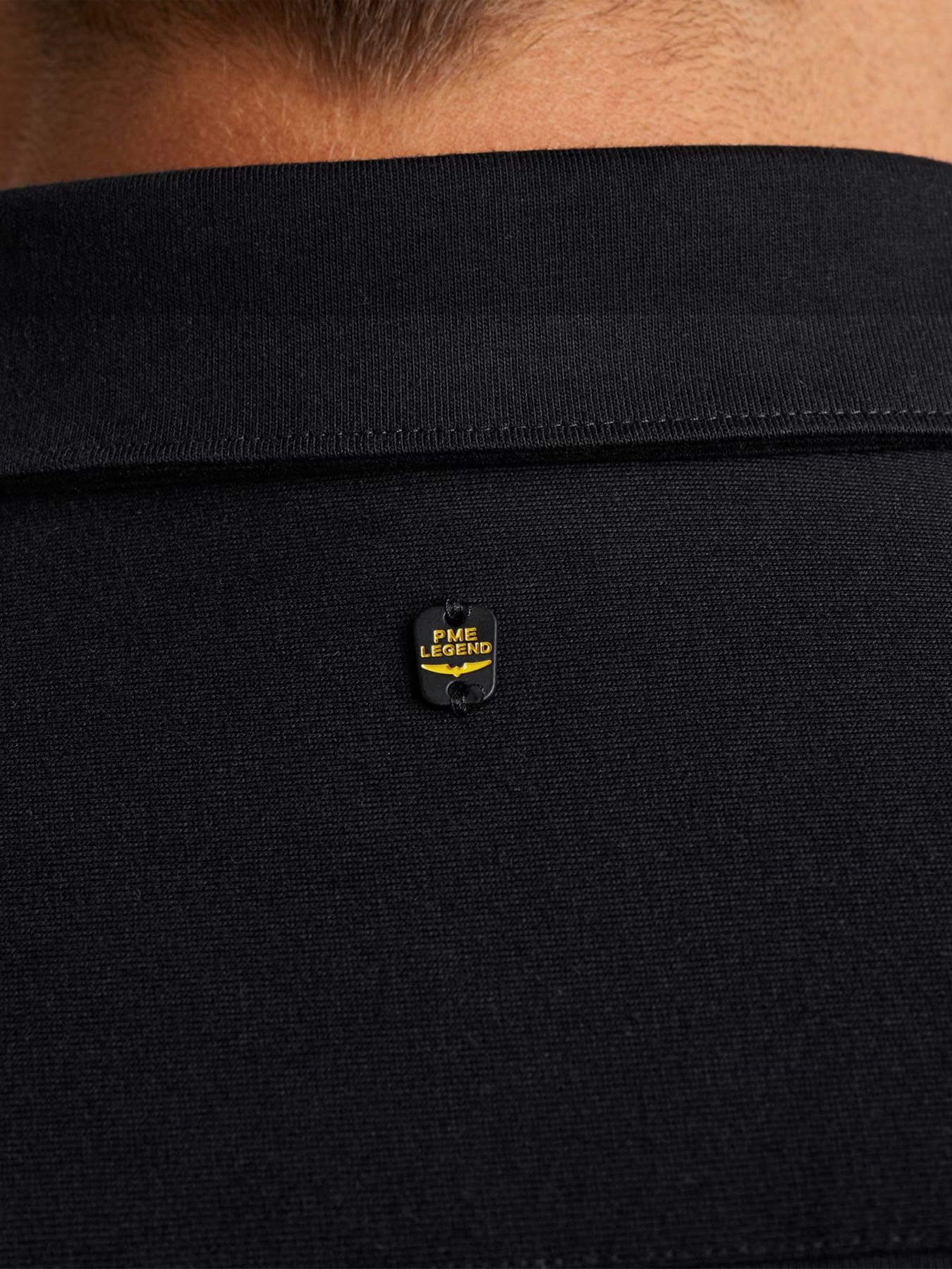 Pme Legend Long Sleeve Shirt Satin Jersey Black 2900151153014