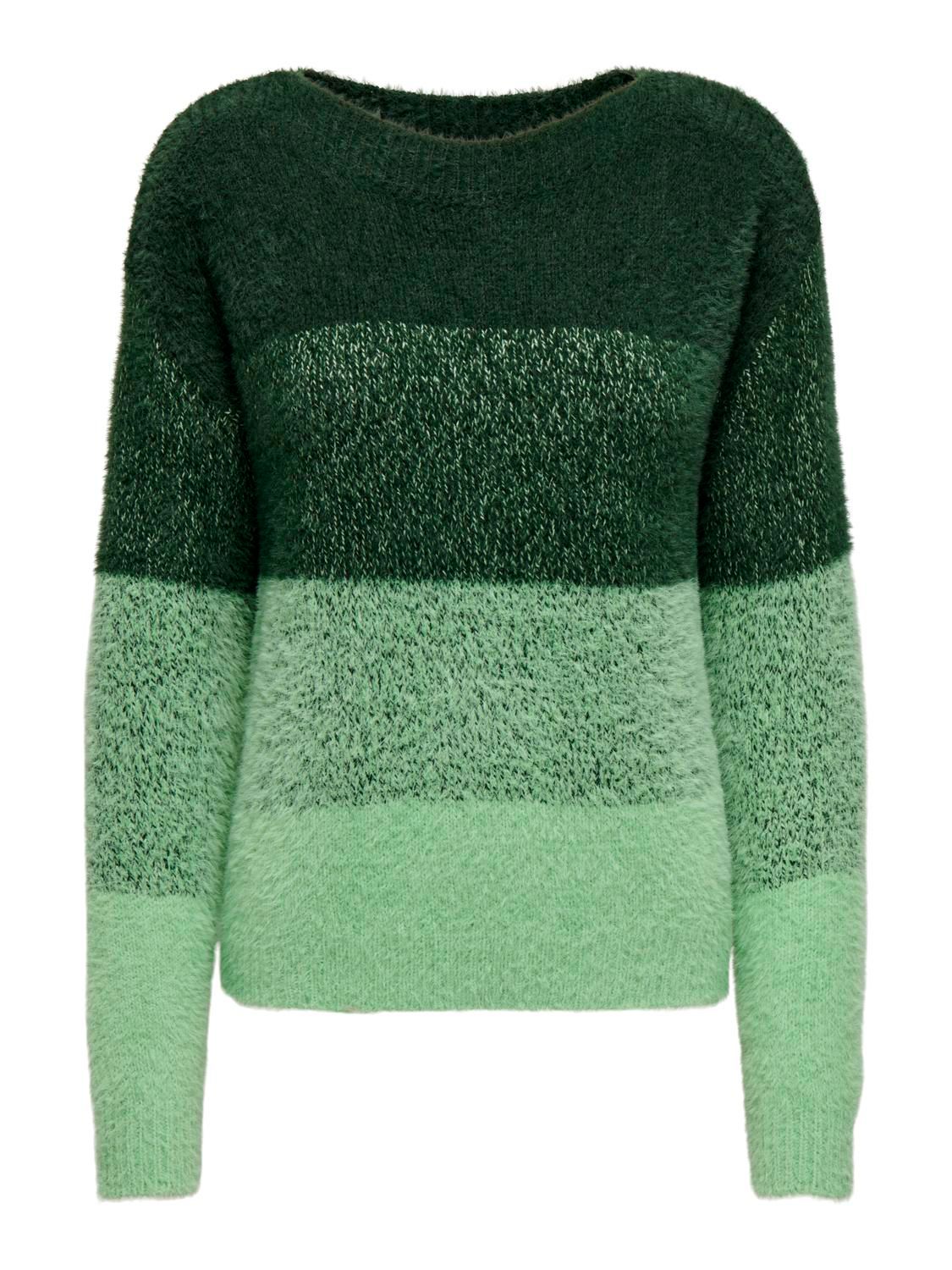 Only ONLMAIKA LS BOATNECK CC KNT Scarab/Twisted Absinthe Green 2900151169015