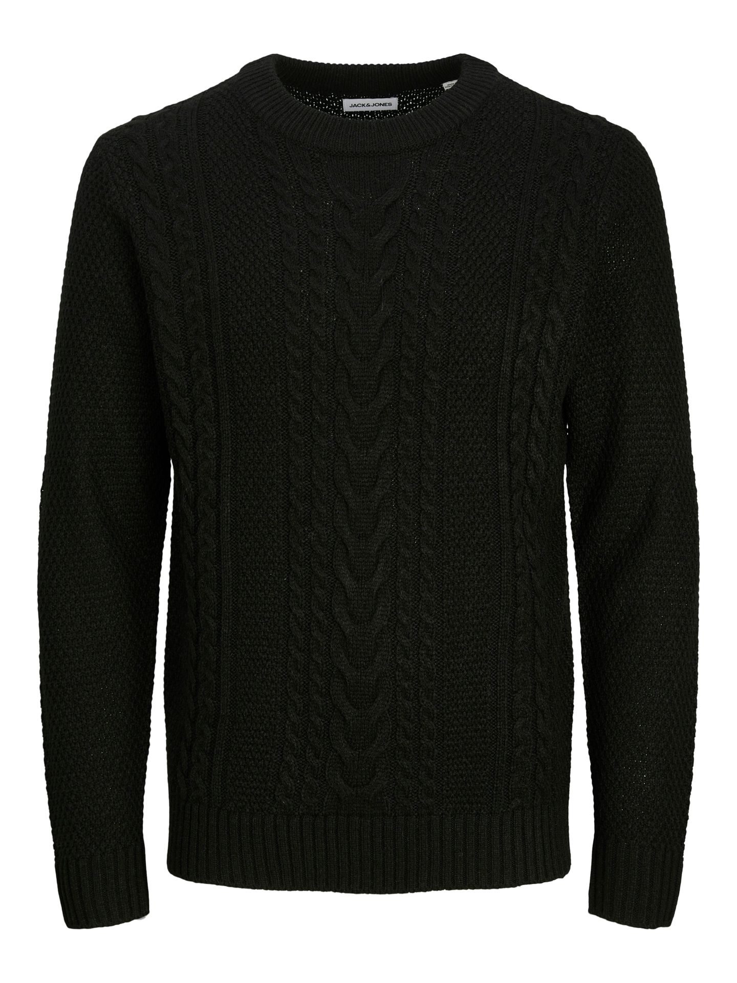 Jack & Jones JJCRAIG KNIT CREW NECK AW24 Black 00110558-EKA26011400000232