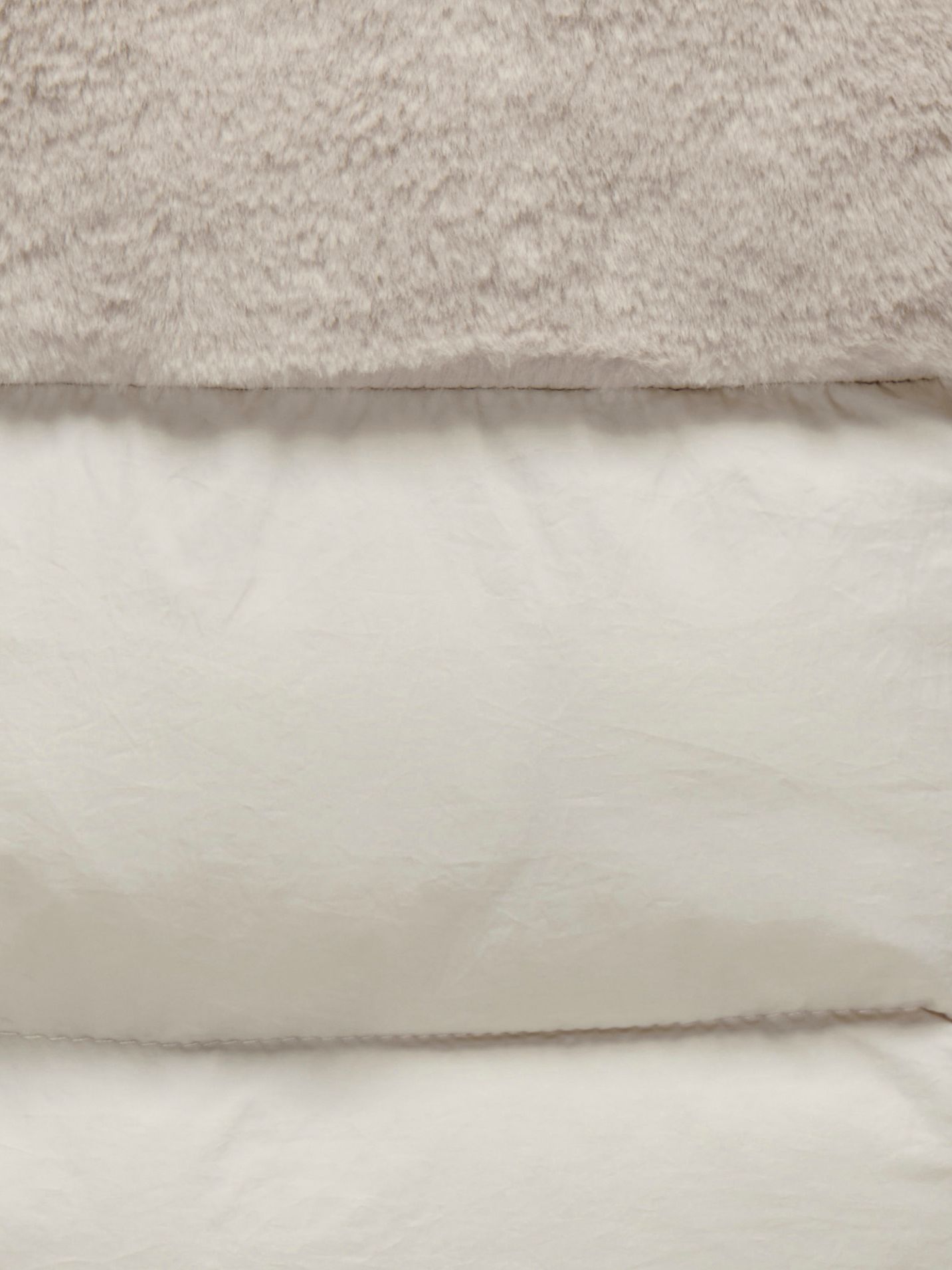 Only KOGWANJA FUR PUFFER MIX WAISTCOAT O Moonbeam 2900151181031