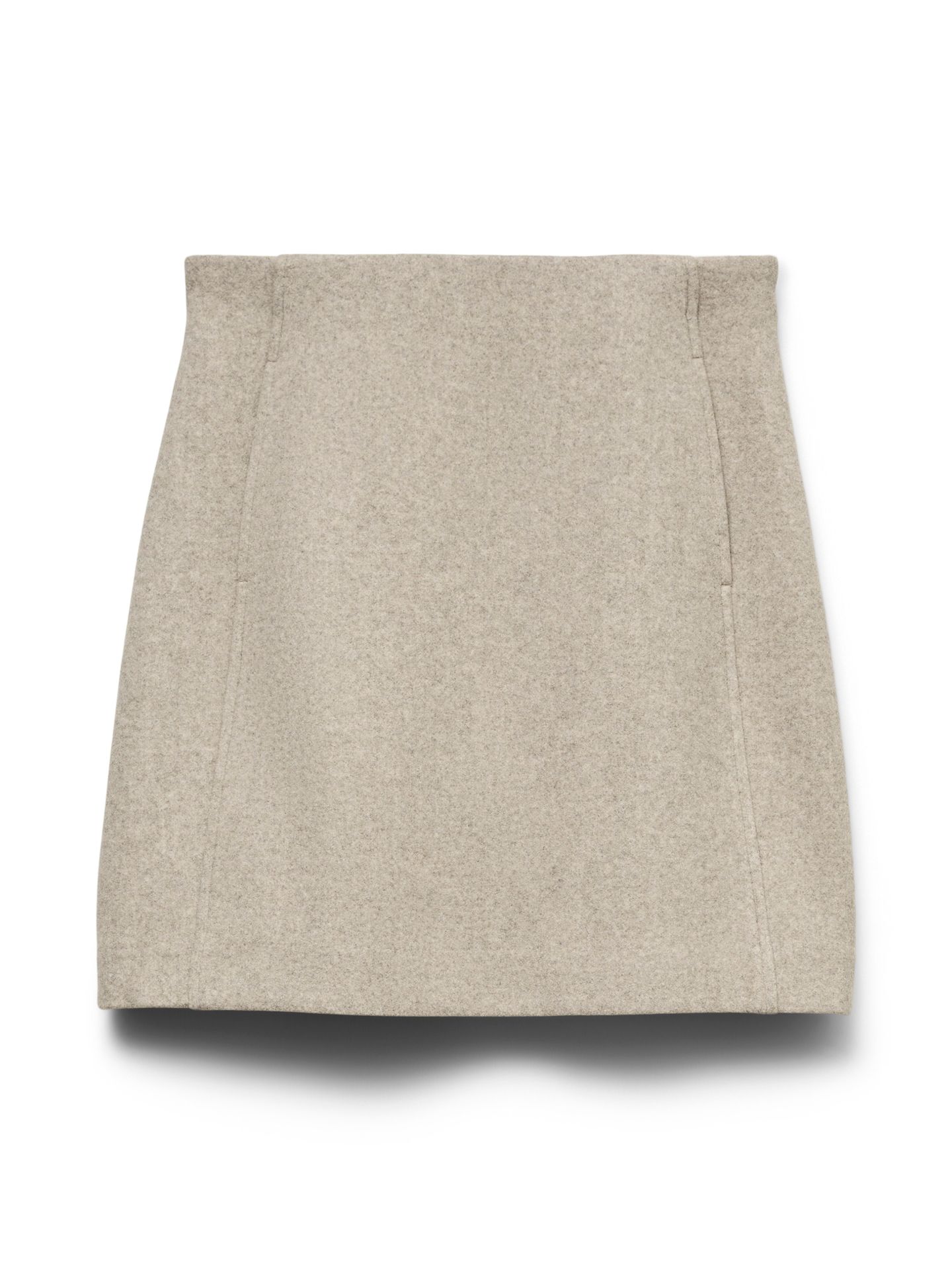 Vero Moda VMFORTUNEALLISON HW SHORT SKIRT GA Silver Mink/LEOPARD 2900170132045