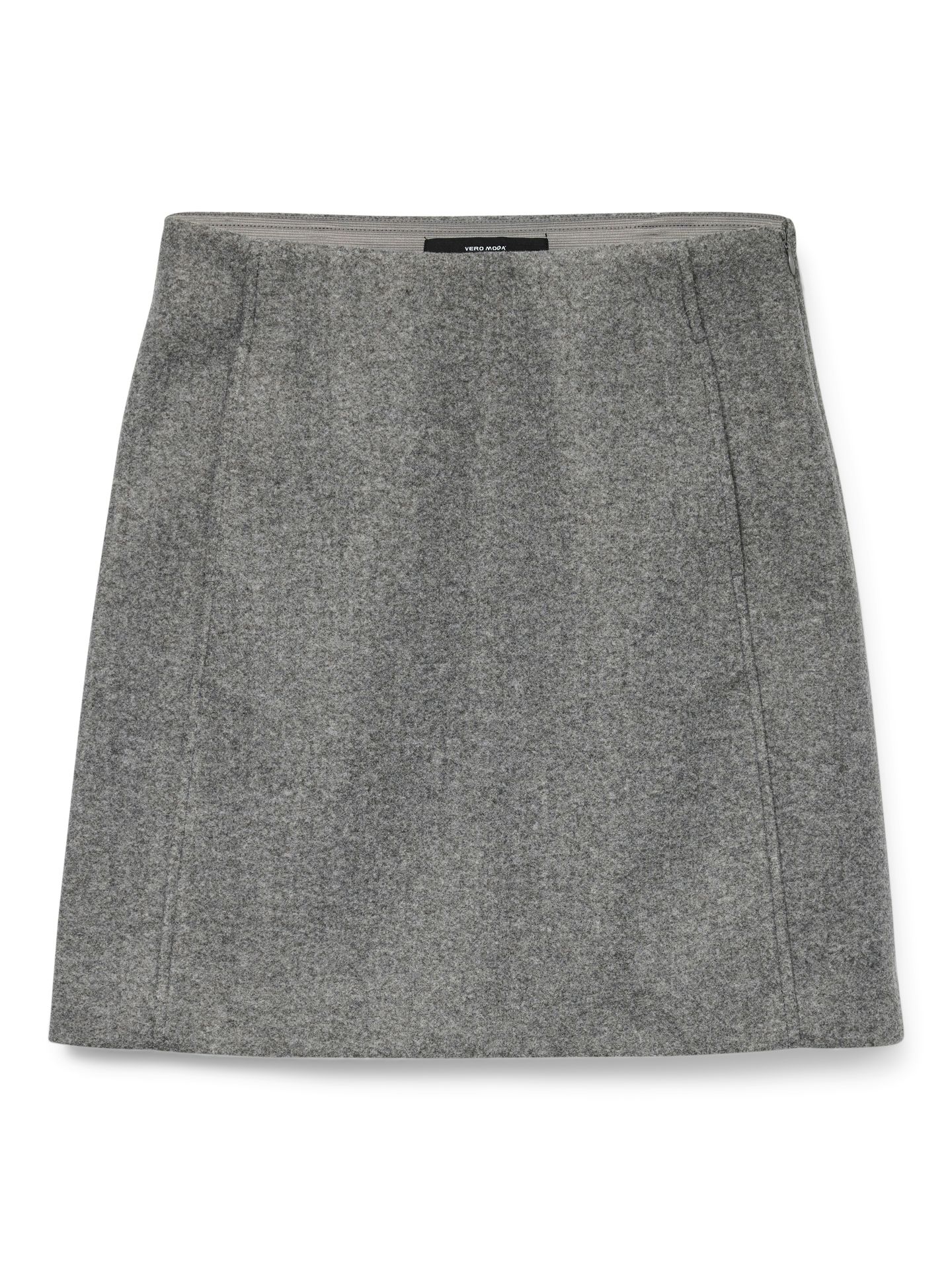 Vero Moda VMFORTUNEALLISON HW SHORT SKIRT GA Medium Grey Melange 00110561-EKA26011400002524