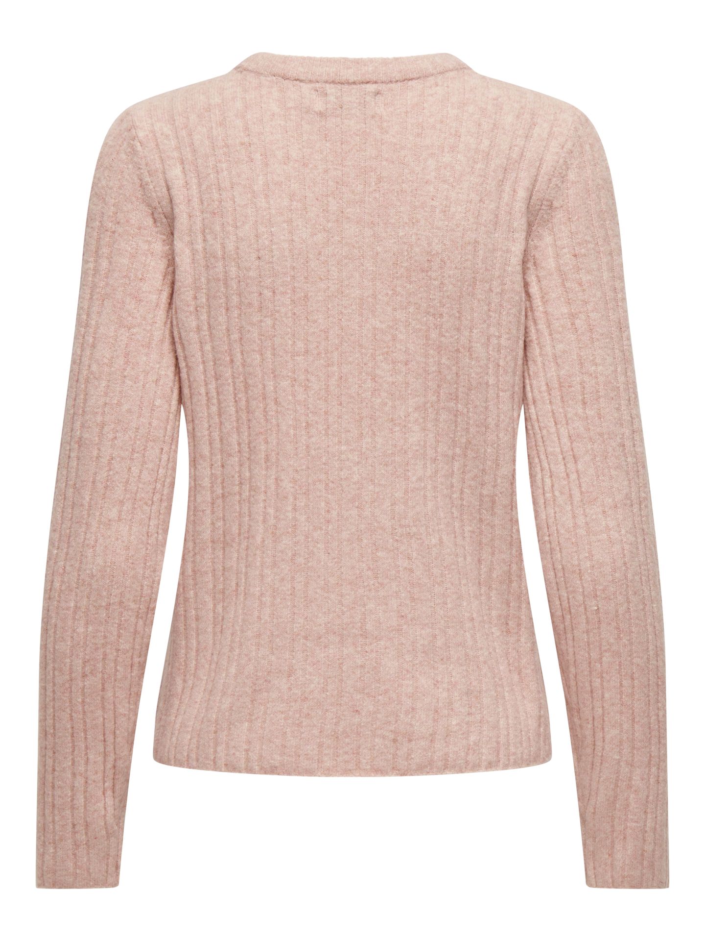 Only ONLJEANETT LIFE L/S RIB O-NECK CC K Silver Pink/Melange 2900151197049
