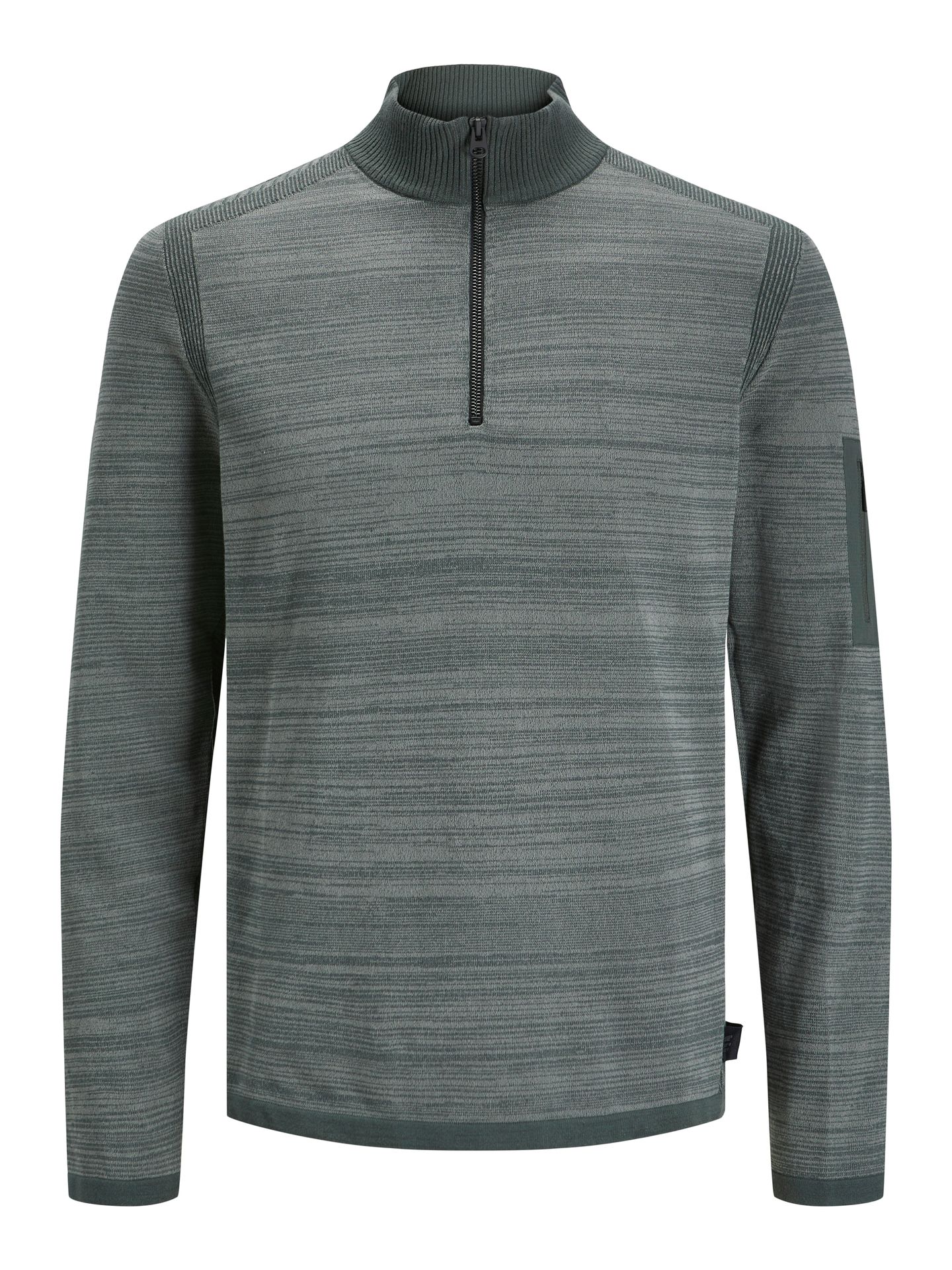 Jack & Jones JCOMACE KNIT HALF ZIP SMU Urban Chic/Melange 00110574-EKA26011400002527