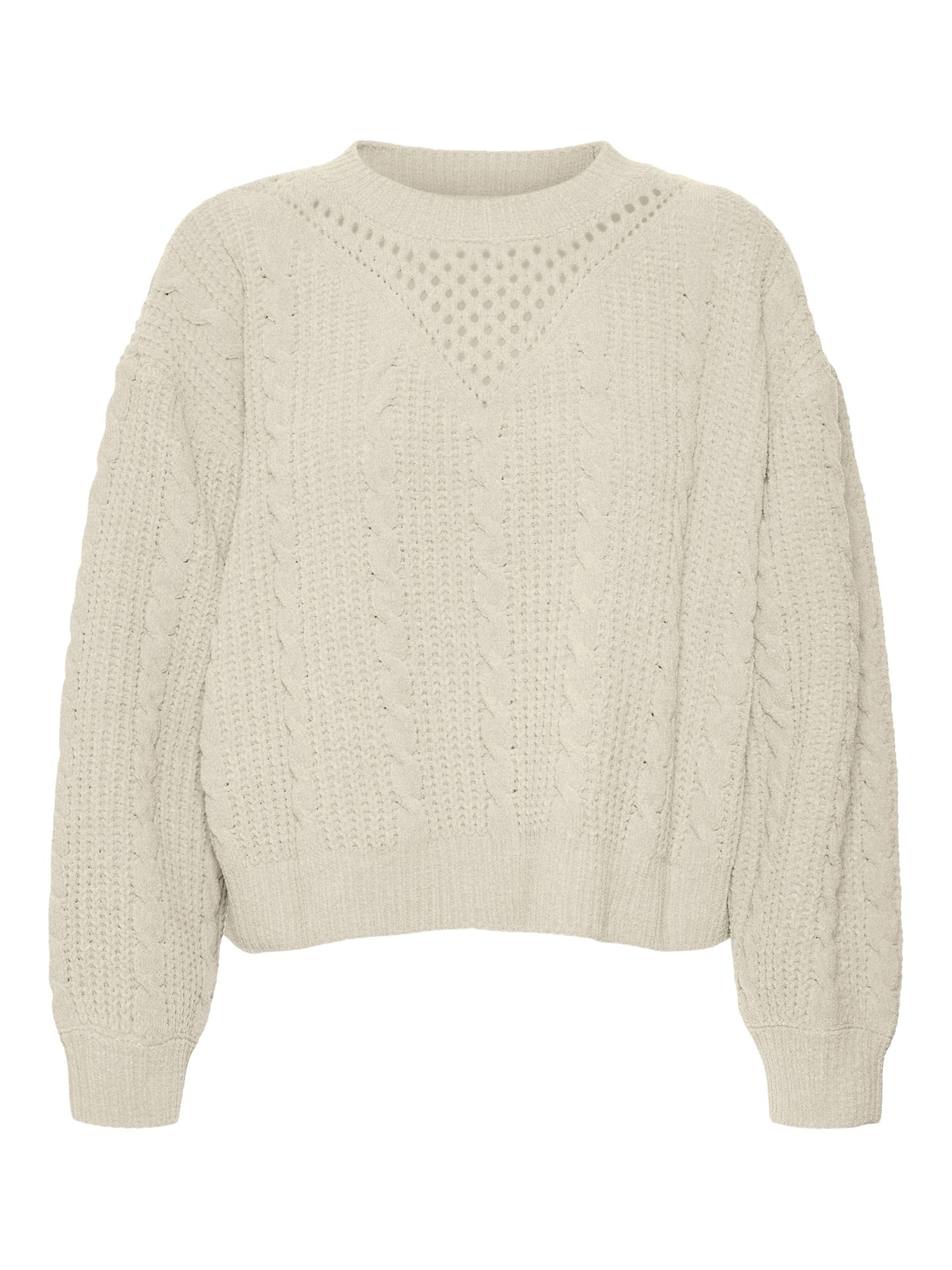 Vero Moda VMLUELLA LS O-NECK PULLOVER BOO Birch 00110577-EKA26011400000114