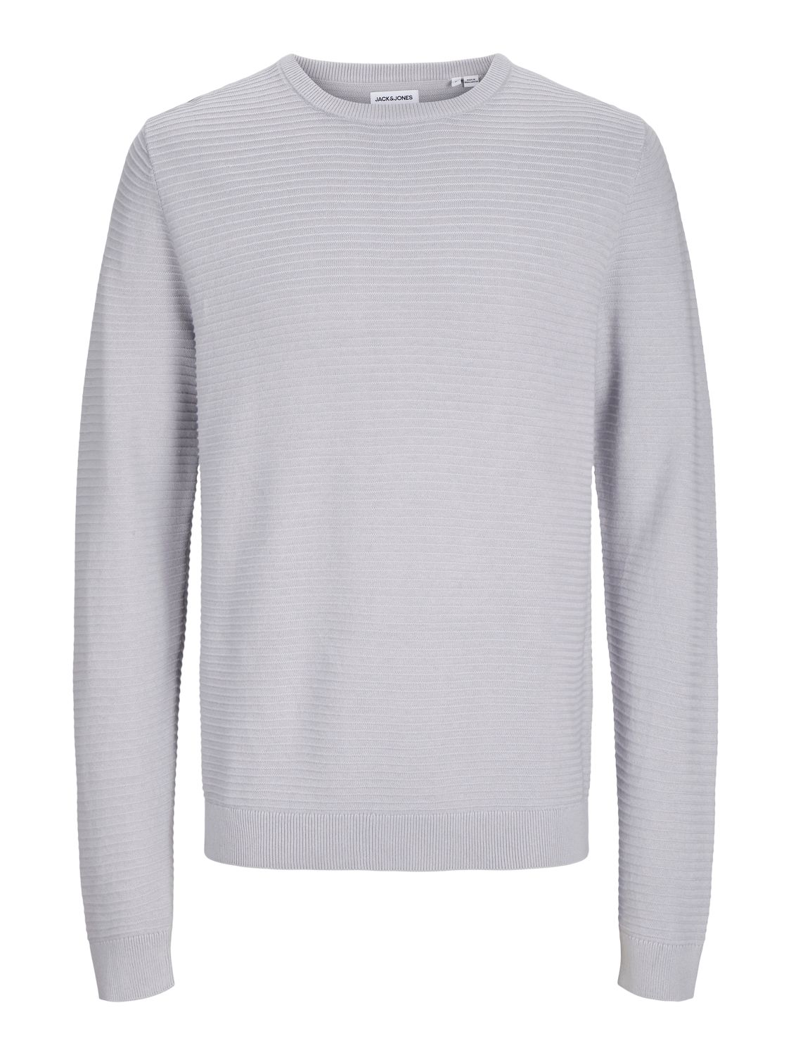 Jack & Jones JJOTTO KNIT CREW NECK LN Cool Grey 00110579-EKA26011400002529