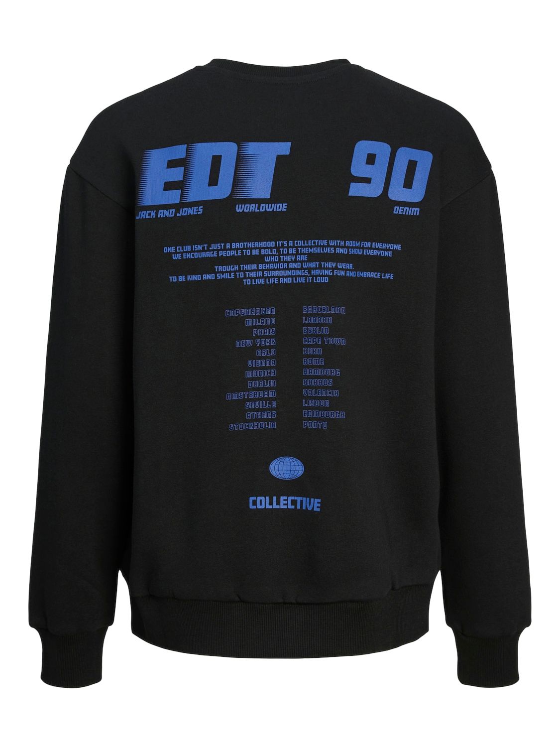 Jack & Jones JORCOLLECT EDT LOOSE SWEAT CREW JNR Black 2900151229030