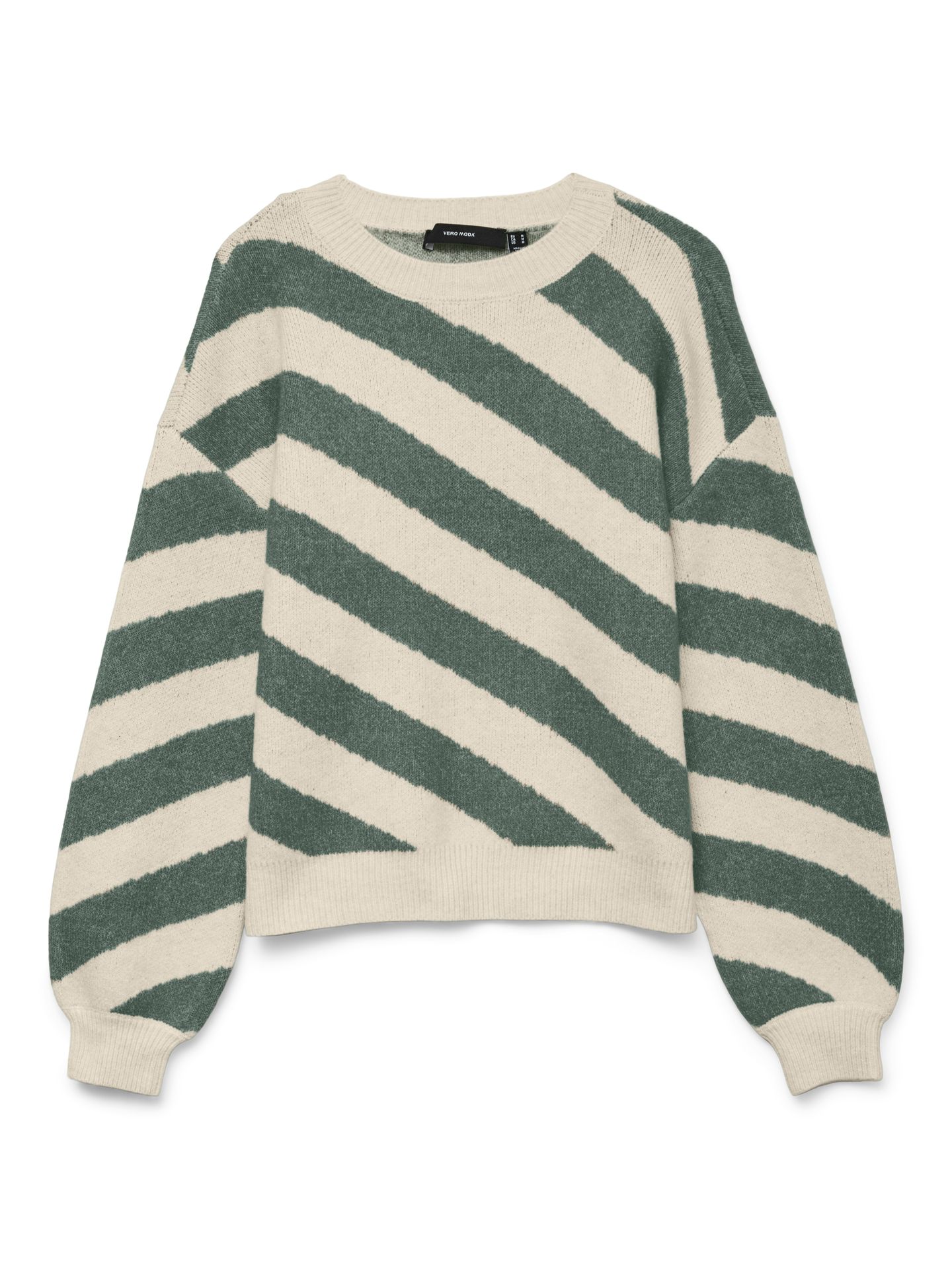 Vero Moda VMLARA LS O-NECK PULLOVER BOO REP Birch/Lea 00110585-EKA26011400000891