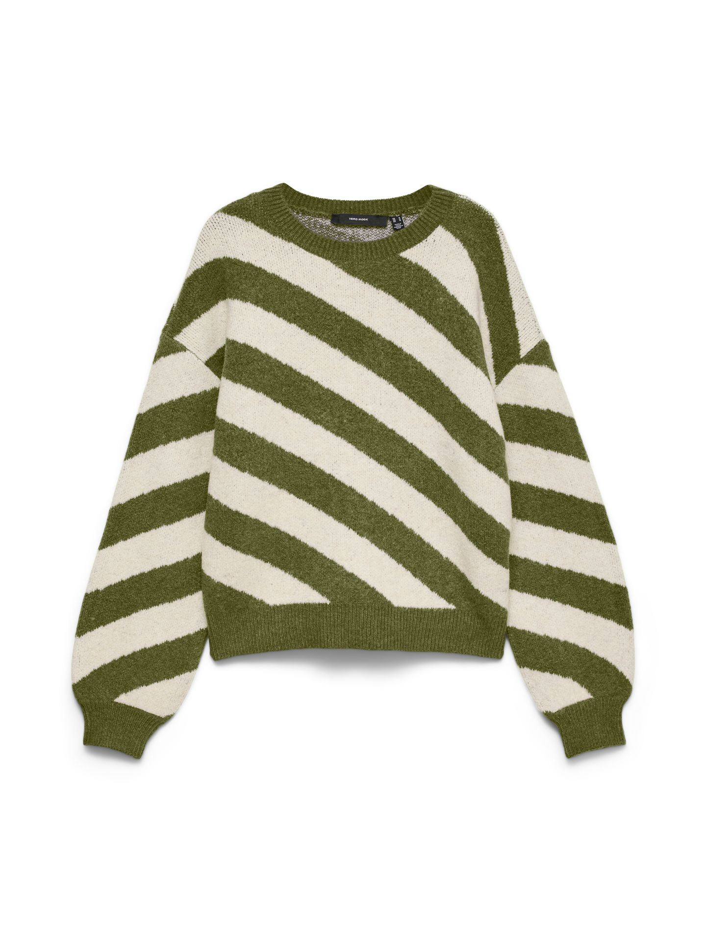 Vero Moda VMLARA LS O-NECK PULLOVER BOO REP Sphagnum/W. BIRCH 00110585-EKA26011400003777