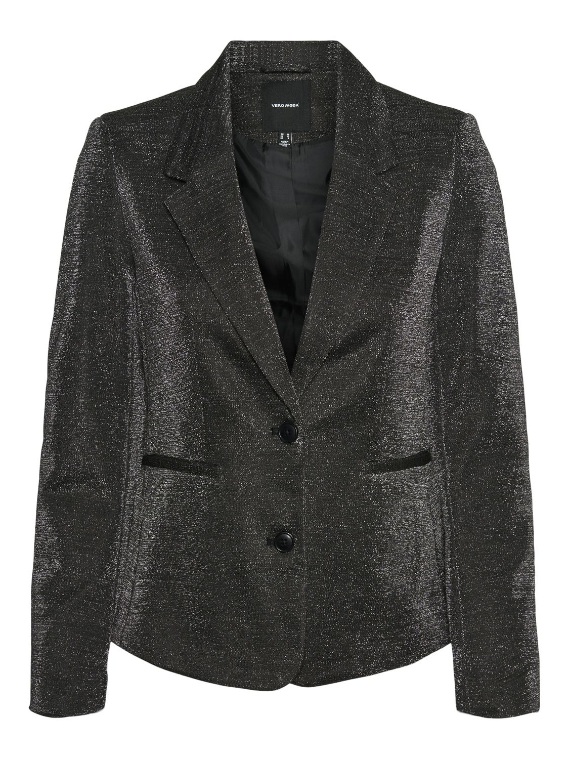 Vero Moda VMSHALI LS FITTED SHINY BLAZER Black/COATED 00110608-EKA26011400000116