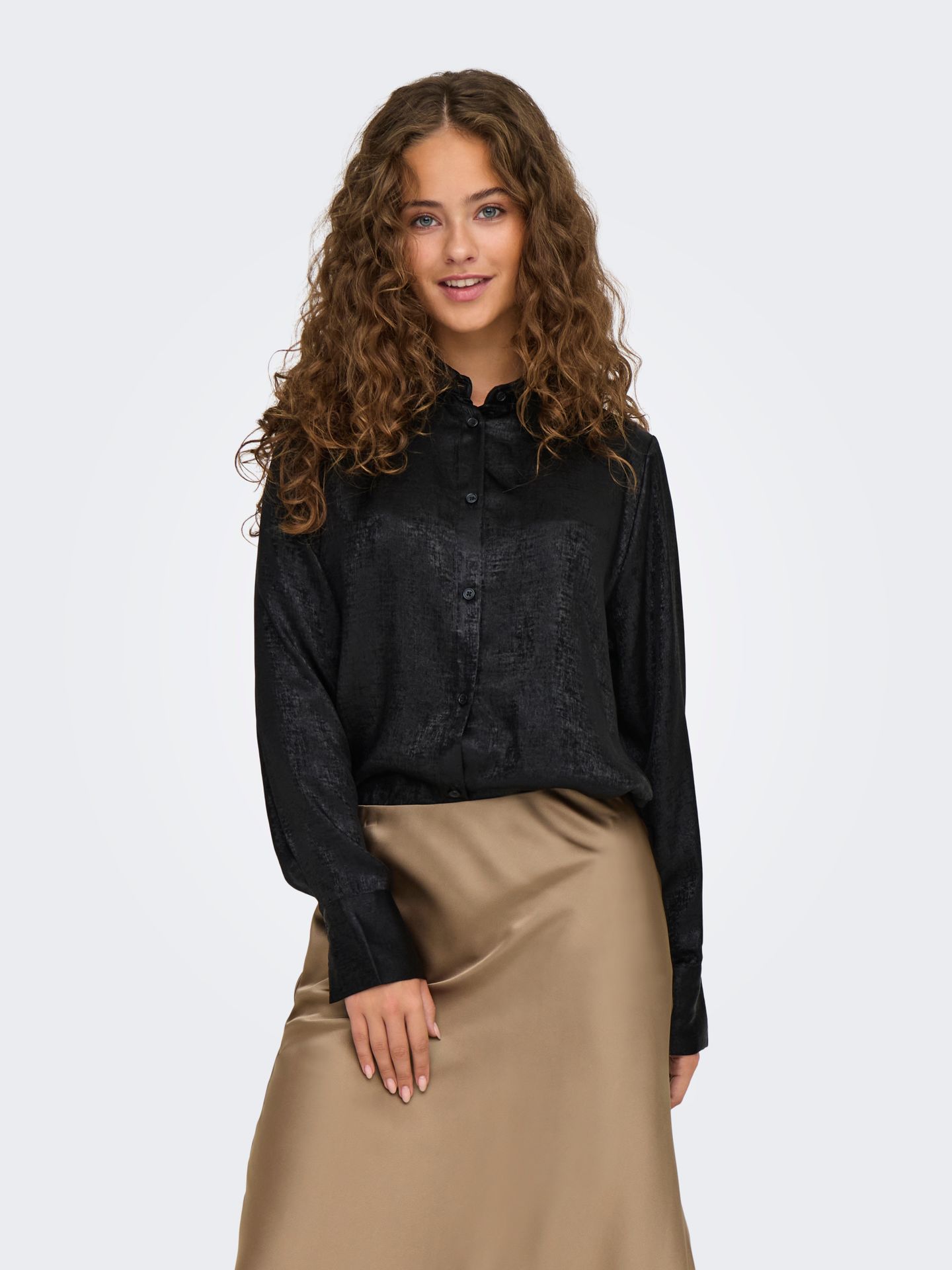 Only ONLLIDA L/S LOOSE SHIRT PTM Black/LEO AOP 2900151283025