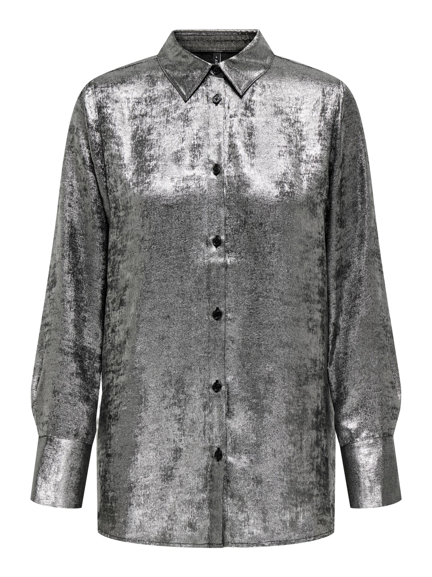 Only ONLLIDA L/S LOOSE SHIRT PTM Silver/W SILVER SEQUINS 00110615-EKA26011400002538