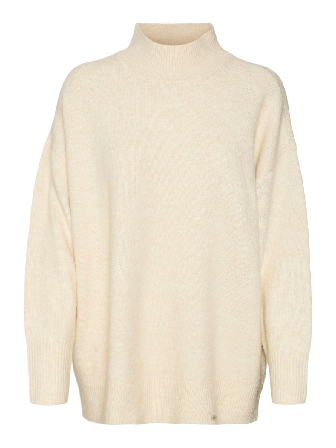 Vero Moda VMPHILLIS LS HIGHNK LONG PULLOVER G Birch/MELANGE 2900151334048