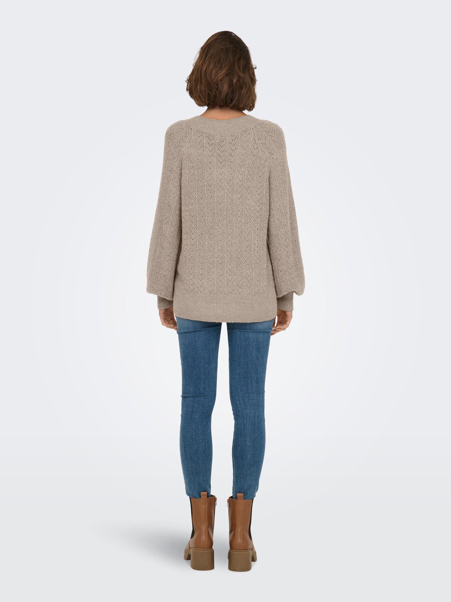 Only ONLLUCILLA LS GLITTER V-NECK KNT String/Art 2900160800022