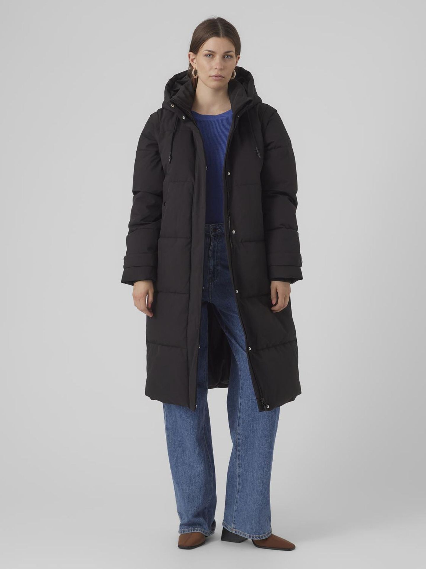 Vero Moda VMMARGARET LONG COAT GA Black 00110651-EKA26011400000025