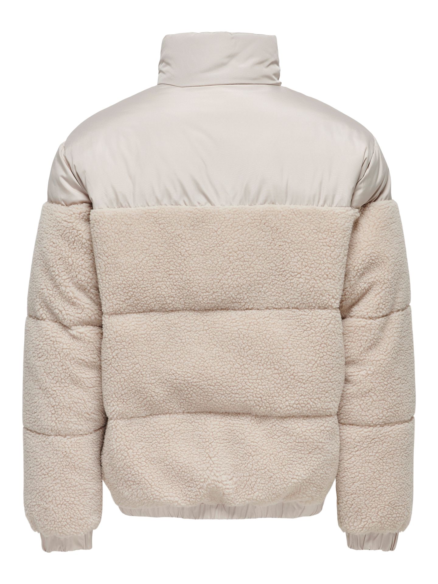 Only & Sons ONSELI SHERPA MIX PUFFER JACKET OTW Silver Lining 2900151367015