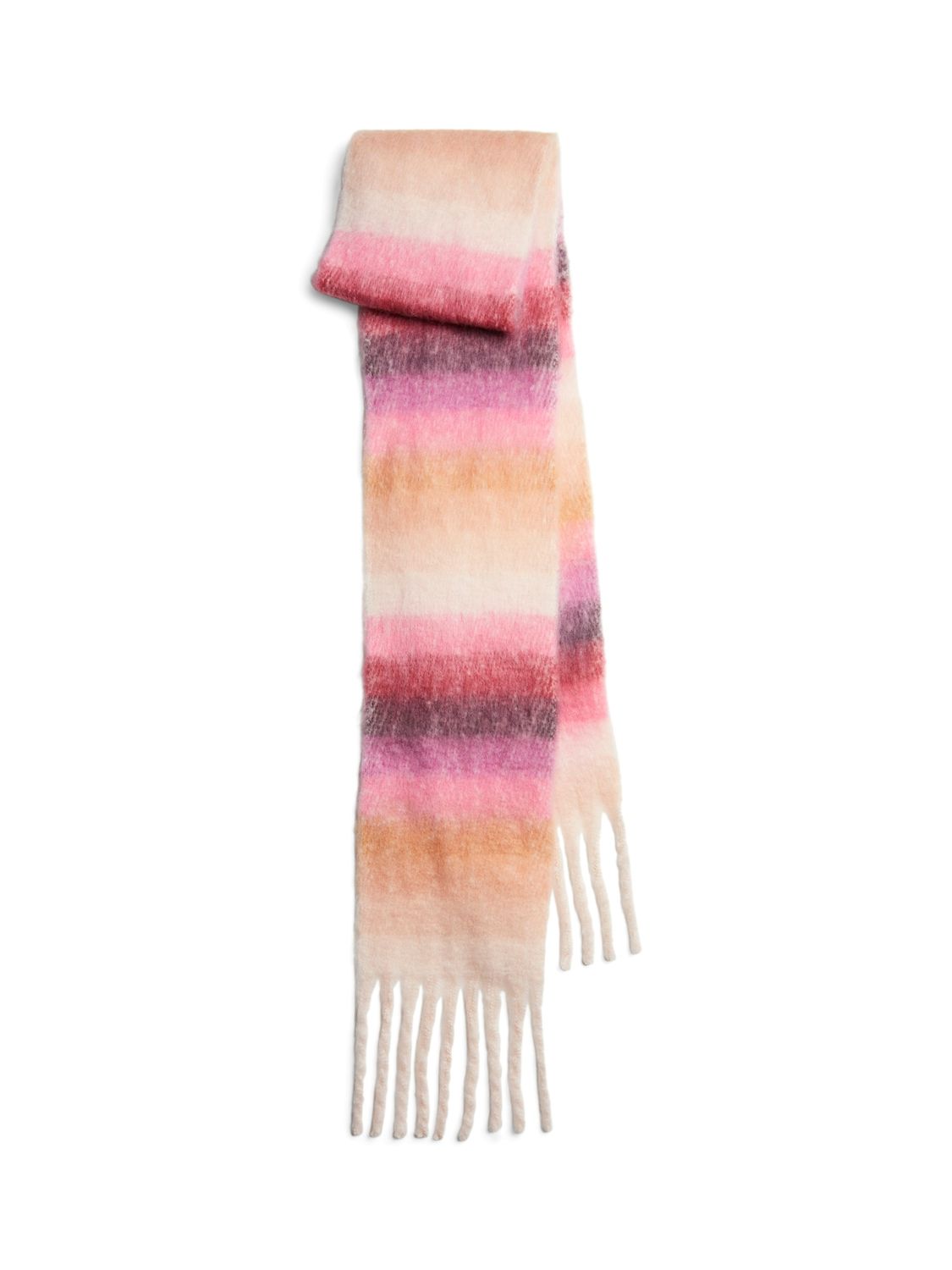 Pieces PCNELLA LONG SCARF BC Festival Fuchsia/Stripes 2900151369019