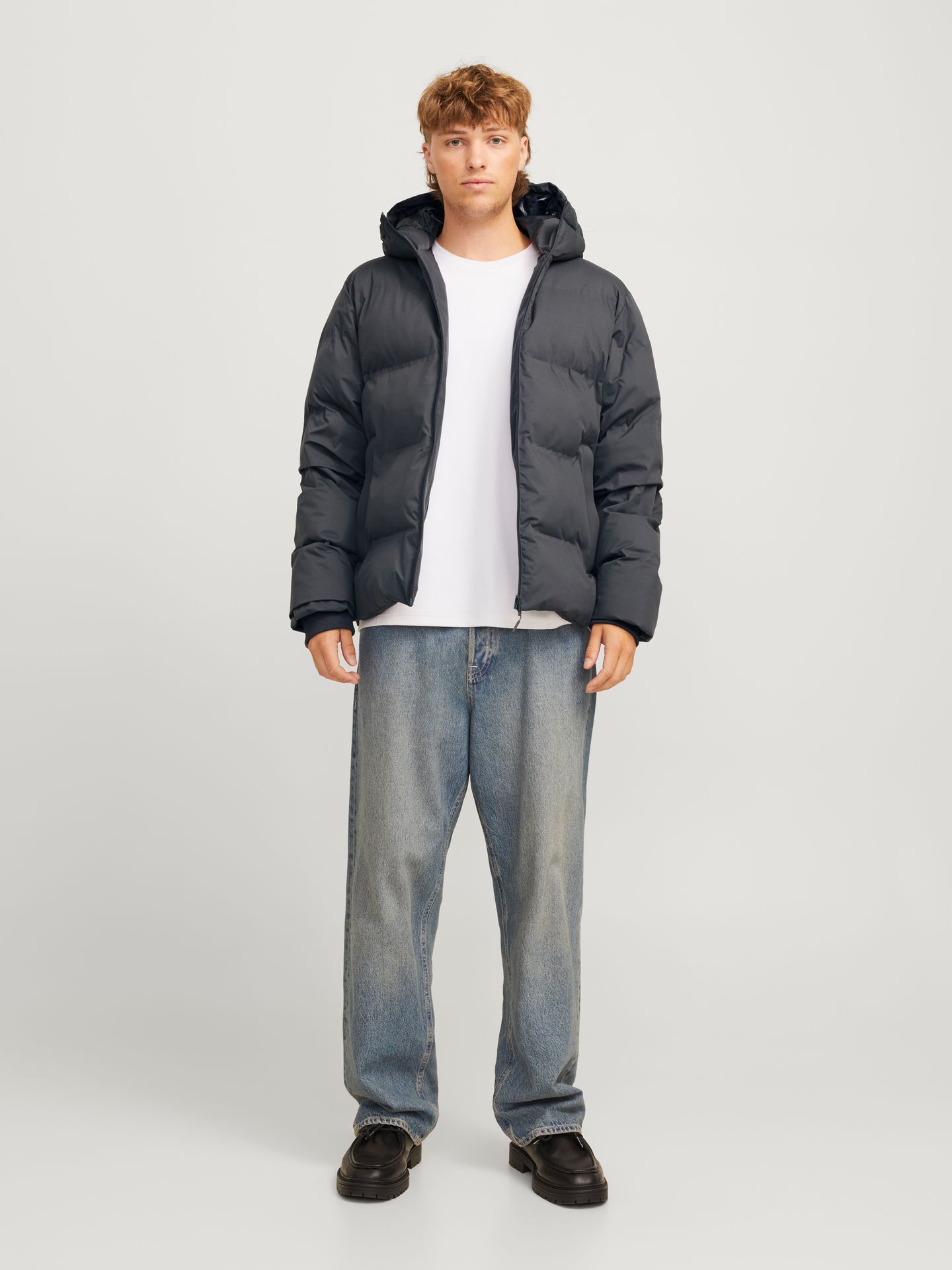 Jack & Jones JJPAYNE PUFFER JACKET Asphalt 2900151747046