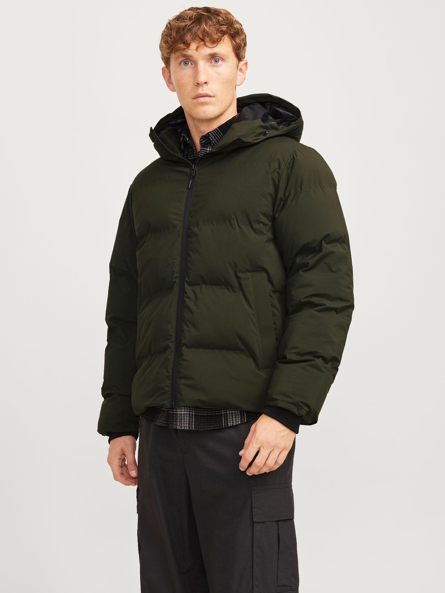 Jack & Jones JJPAYNE PUFFER JACKET Rosin 00110691-EKA26011400000923