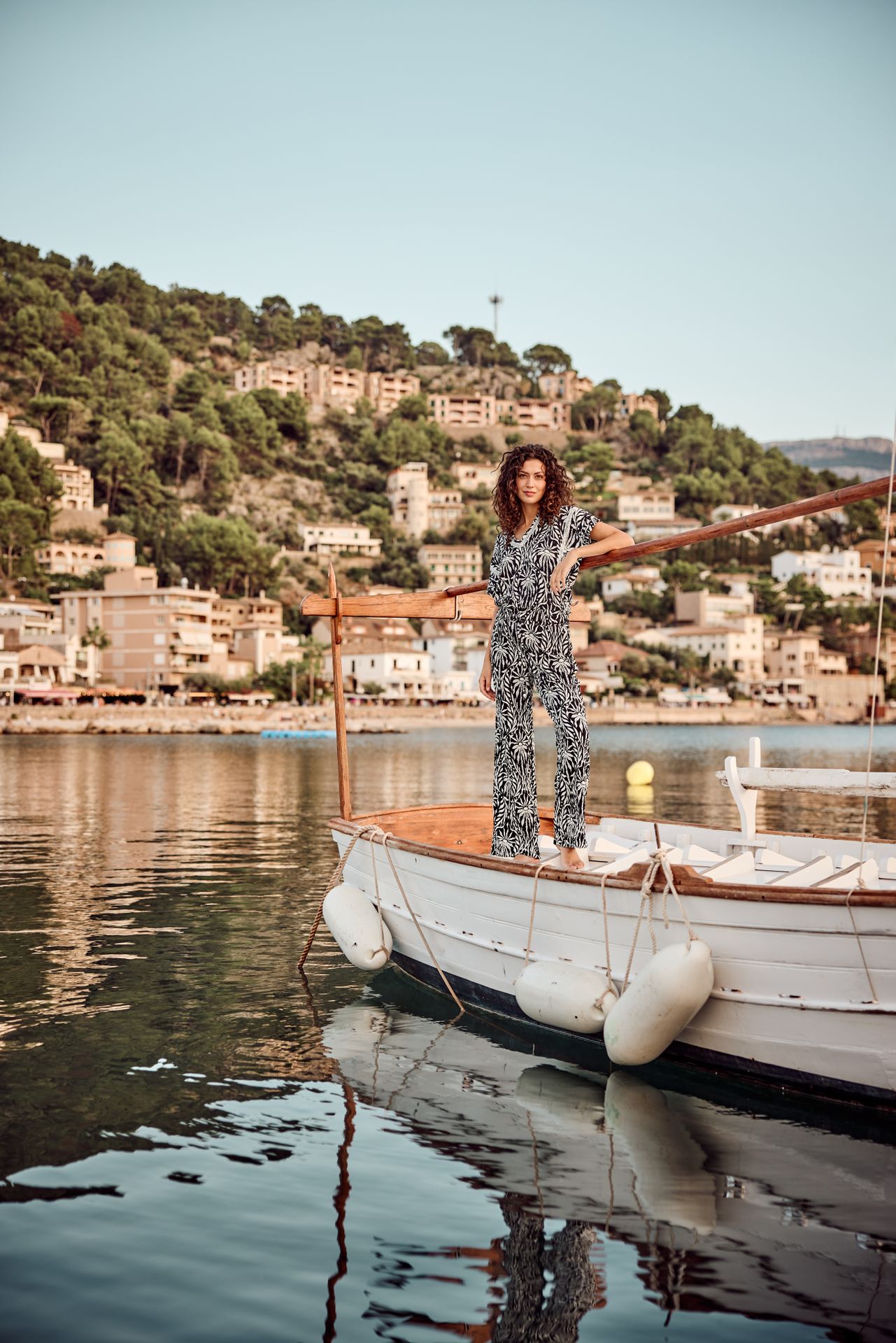 Tramontana Top Black And White Paradise Print Blacks 009998 2900151435042