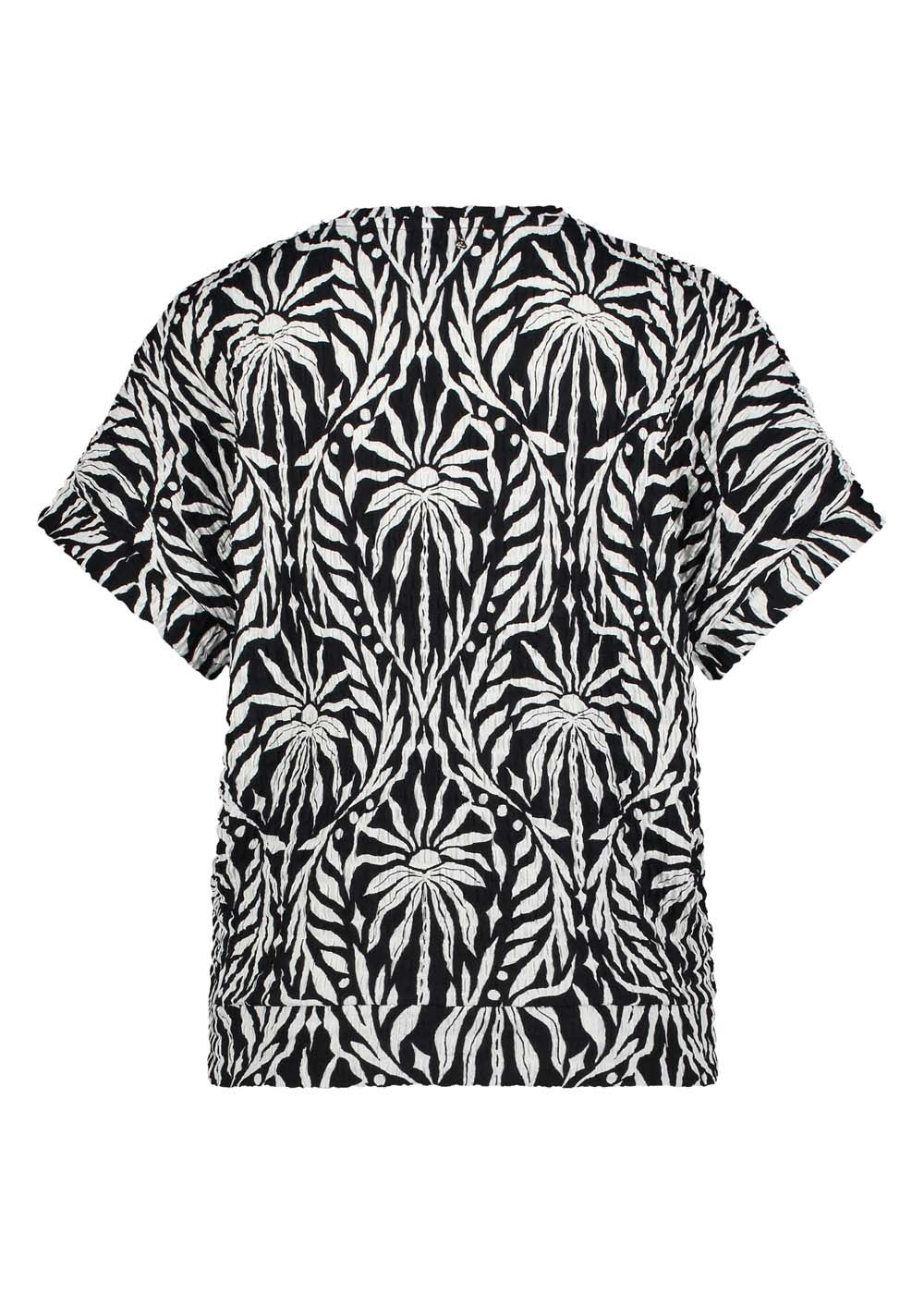 Tramontana Top Black And White Paradise Print Blacks 009998 2900151435042