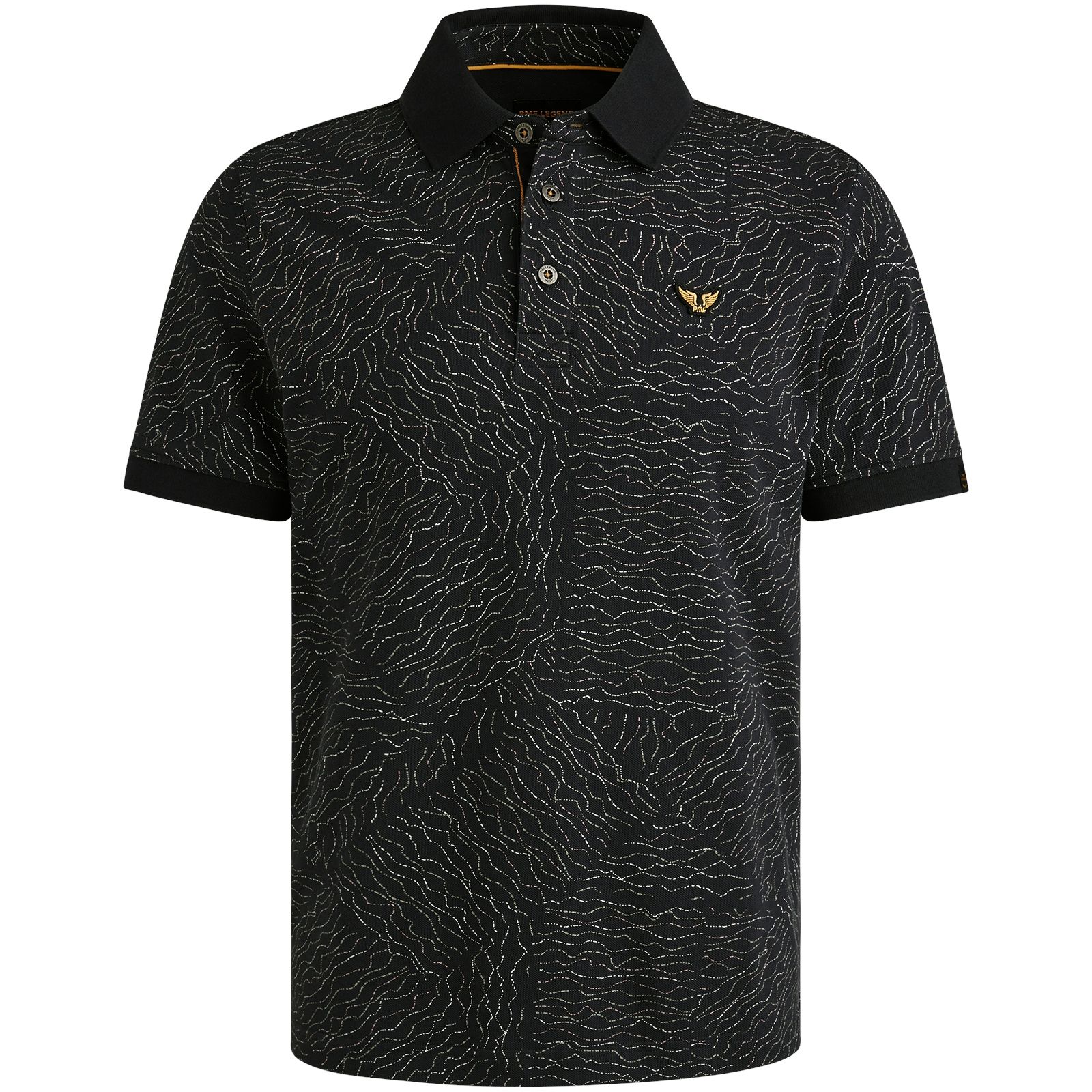 Pme Legend Short sleeve polo fine pique aop Salute 00110711-5281