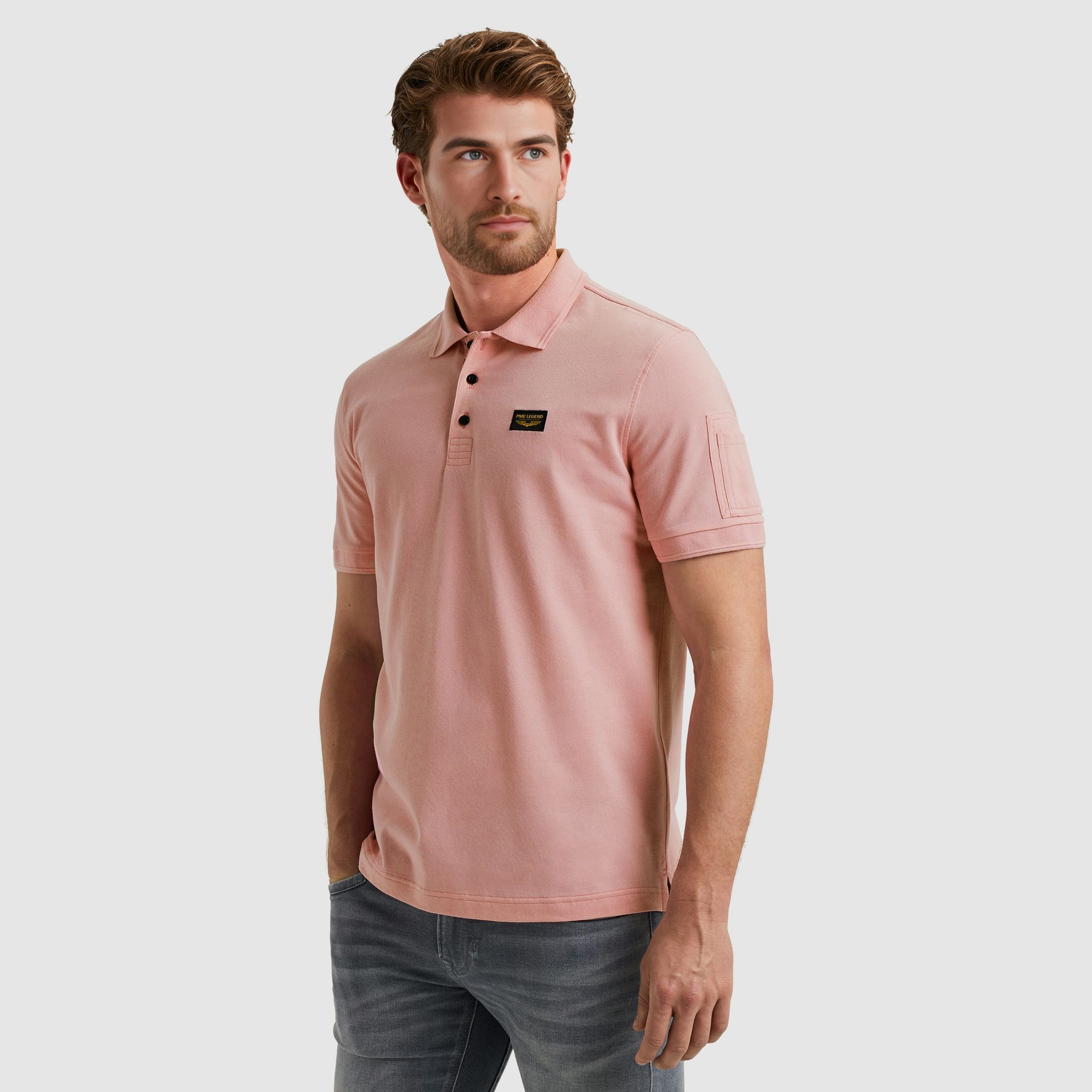 Pme Legend Short sleeve polo trackway polo Light Lilac 2900151444013