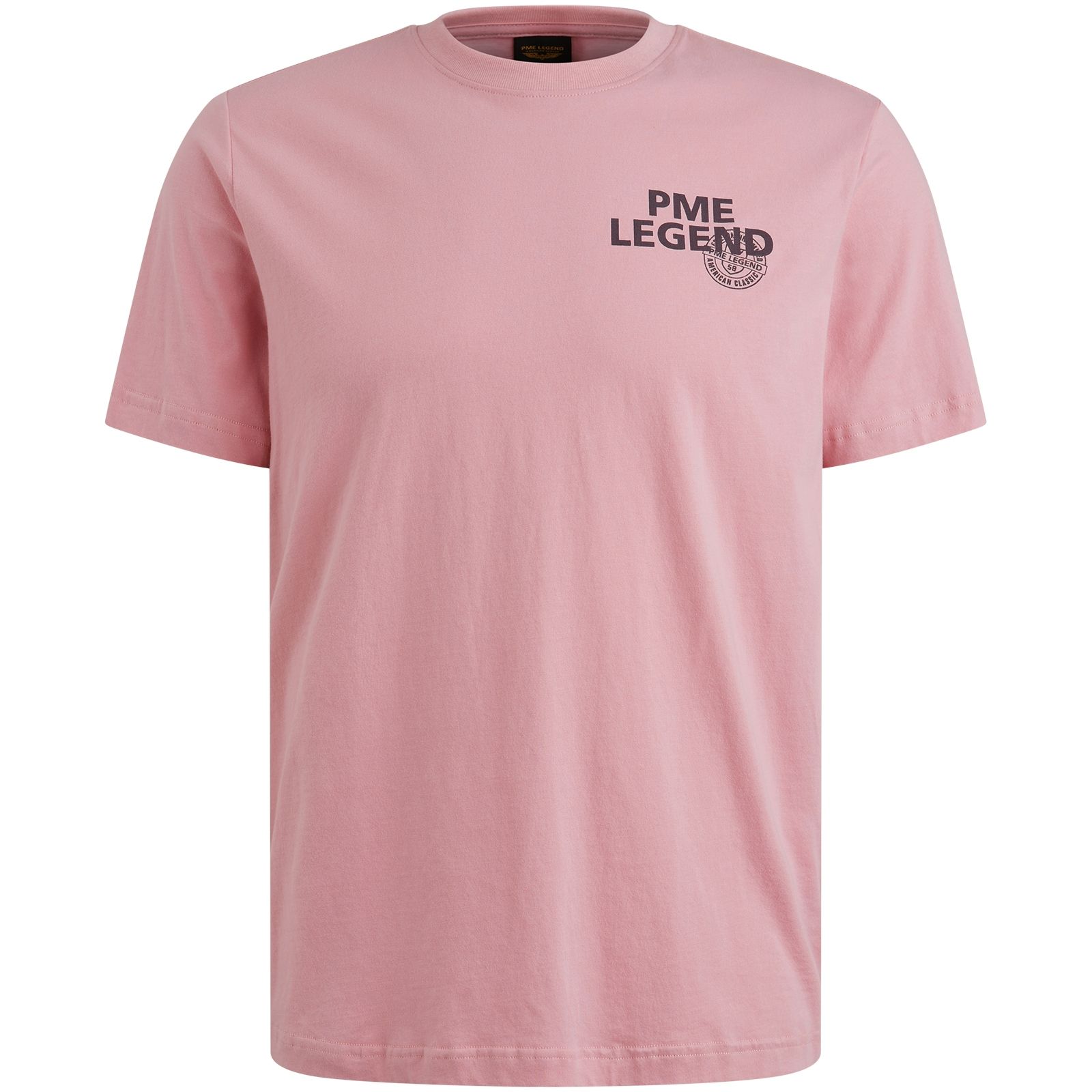 Pme Legend Short sleeve r-neck single jersey Moonlight Mauve 00110714-4038