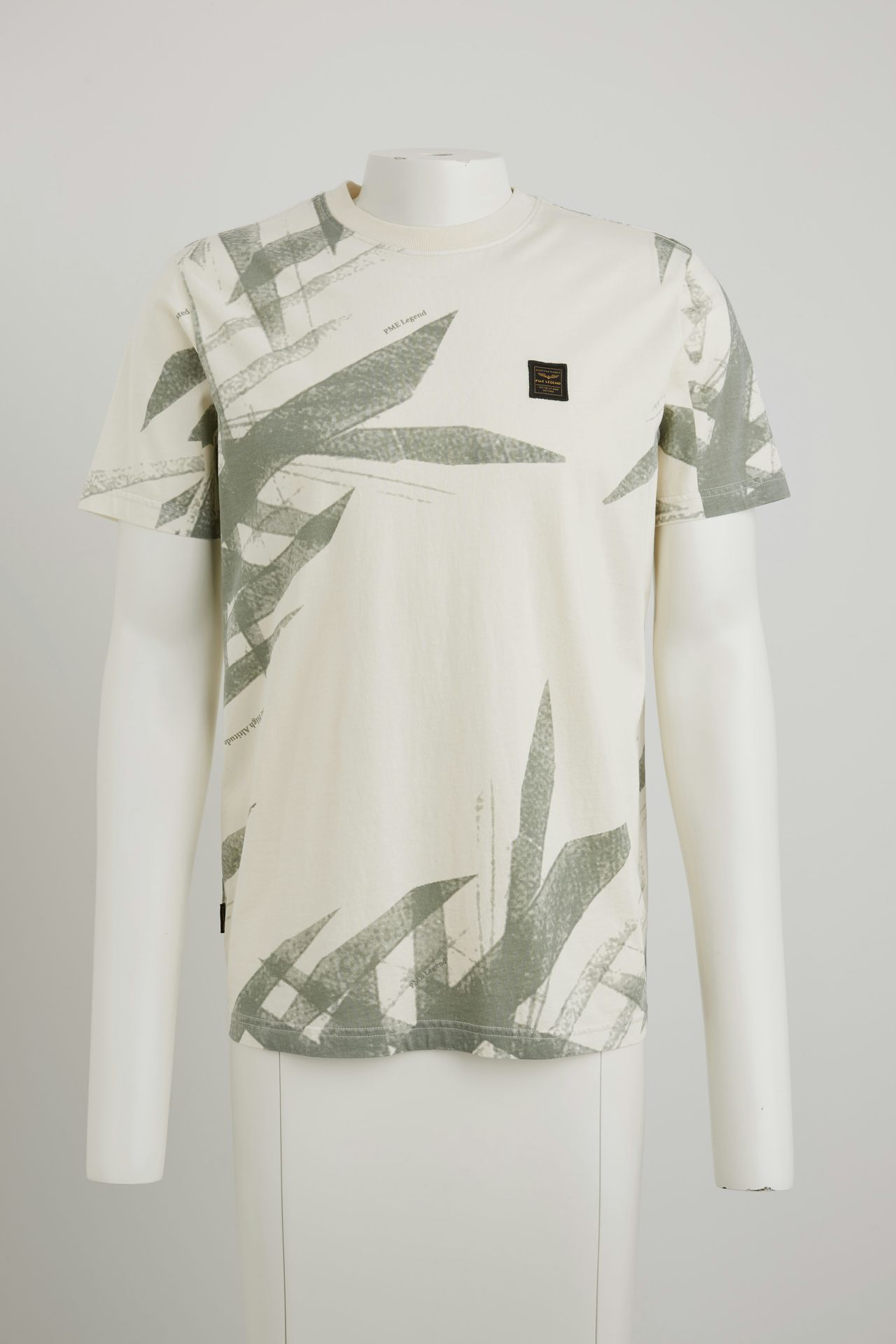 Pme Legend Short sleeve r-neck single jersey Bone White 00110717-7013