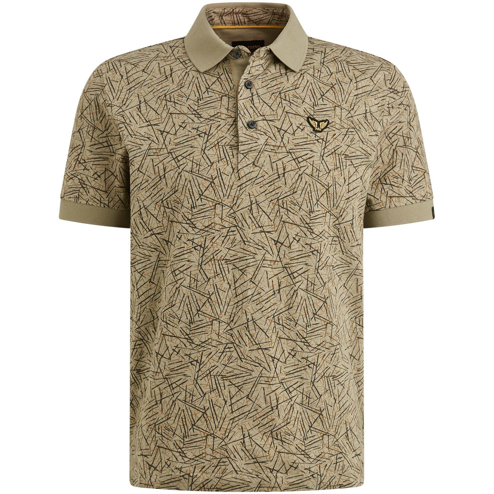 Pme Legend Short sleeve polo slub jersey aop 6391 00110721-6391