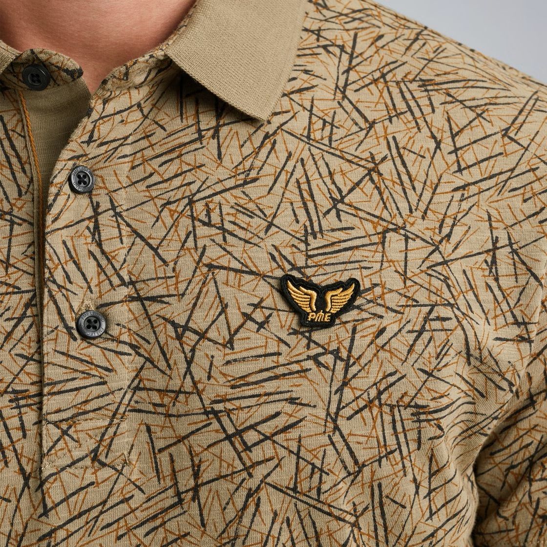 Pme Legend Short sleeve polo slub jersey aop 6391 2900151465032