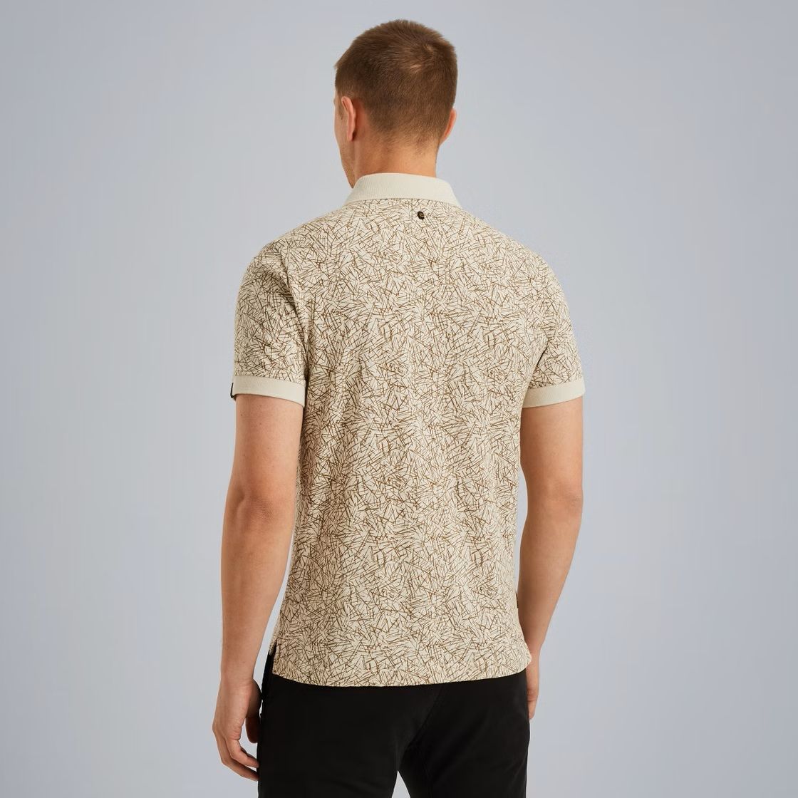 Pme Legend Short sleeve polo slub jersey aop Birch 2900151466039