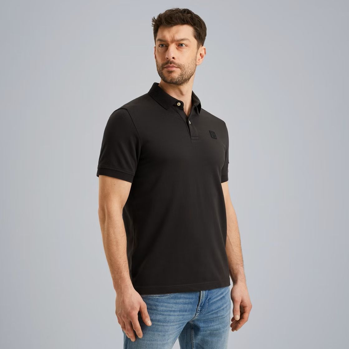 Pme Legend Short sleeve polo pique blend Obsidian 2900151470029