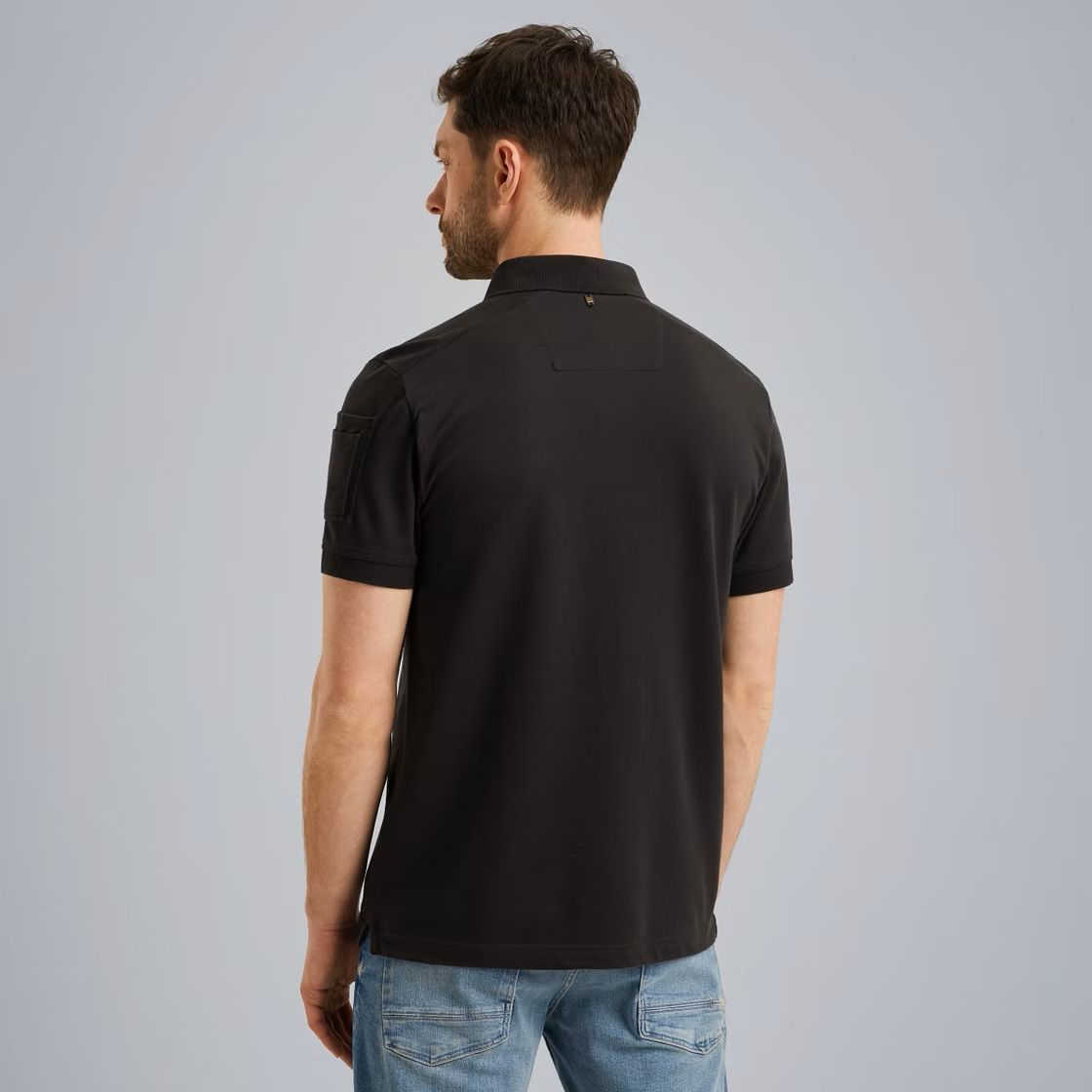 Pme Legend Short sleeve polo pique blend Obsidian 2900151470029
