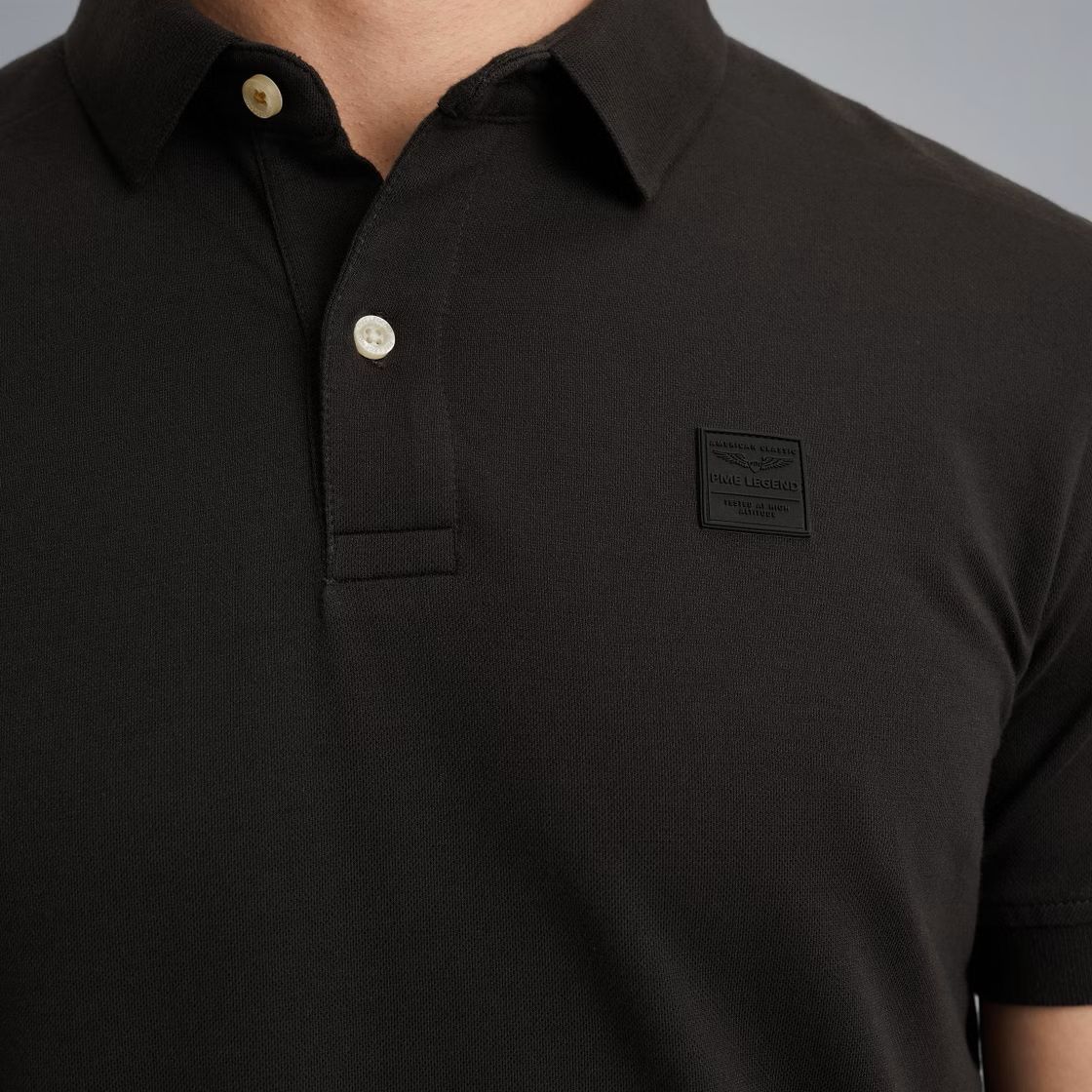 Pme Legend Short sleeve polo pique blend Obsidian 2900151470029