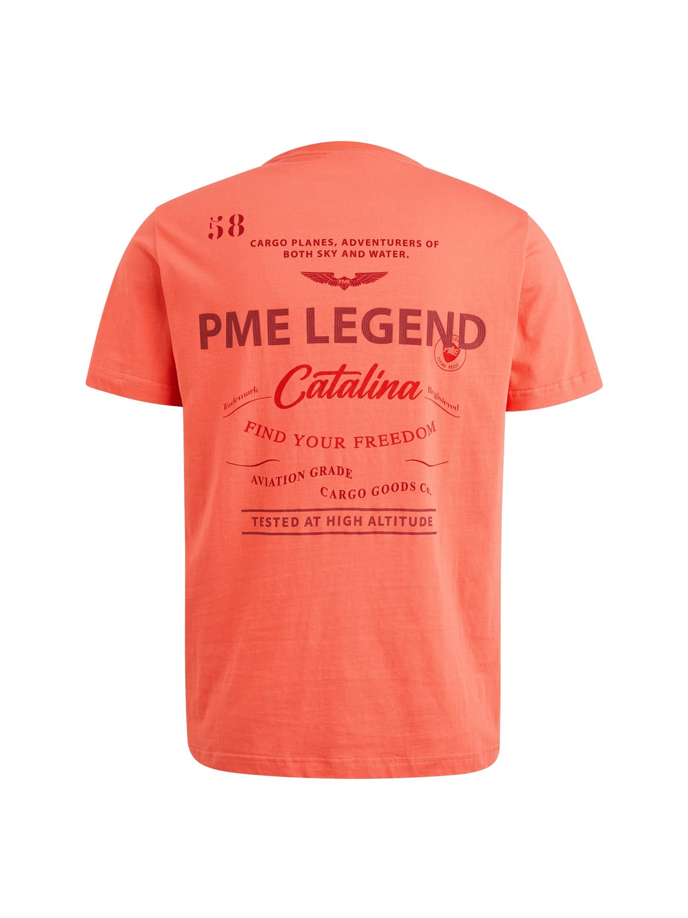 Pme Legend Short sleeve r-neck single jersey Porcelain Rose 2900151497033