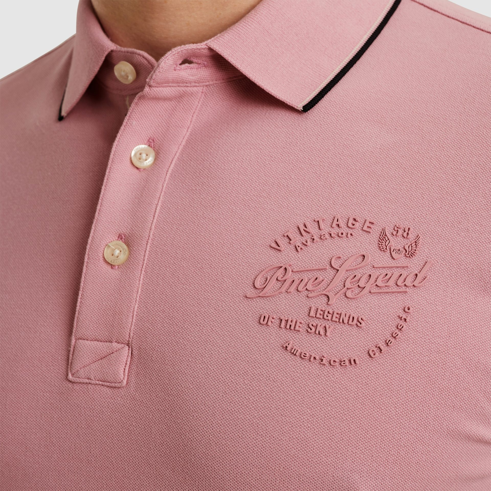 Pme Legend Short sleeve polo stretch pique pa Moonlight Mauve 2900151516031 Pme Legend Short sleeve polo stretch pique pa Moonlight Mauve 2900151516031